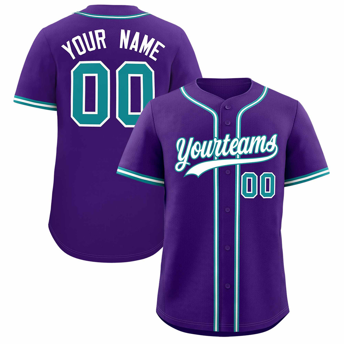 Custom Purple Classic Style Authentic Baseball Jersey| KXKSHOP
