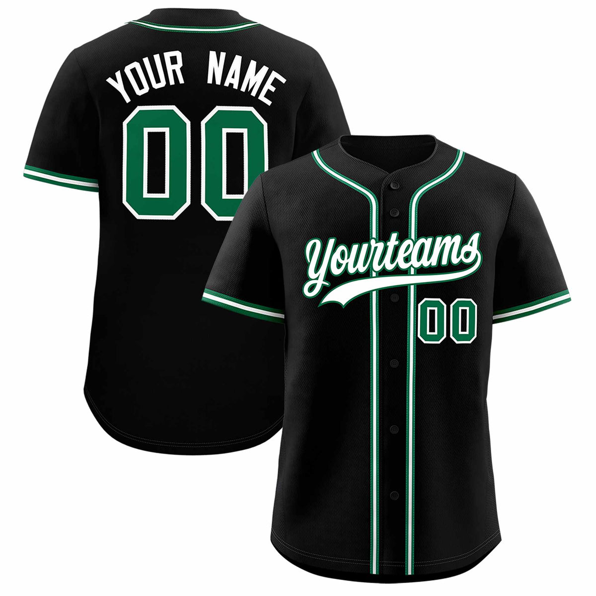 Custom Black Classic Style Authentic Baseball Jersey| KXKSHOP