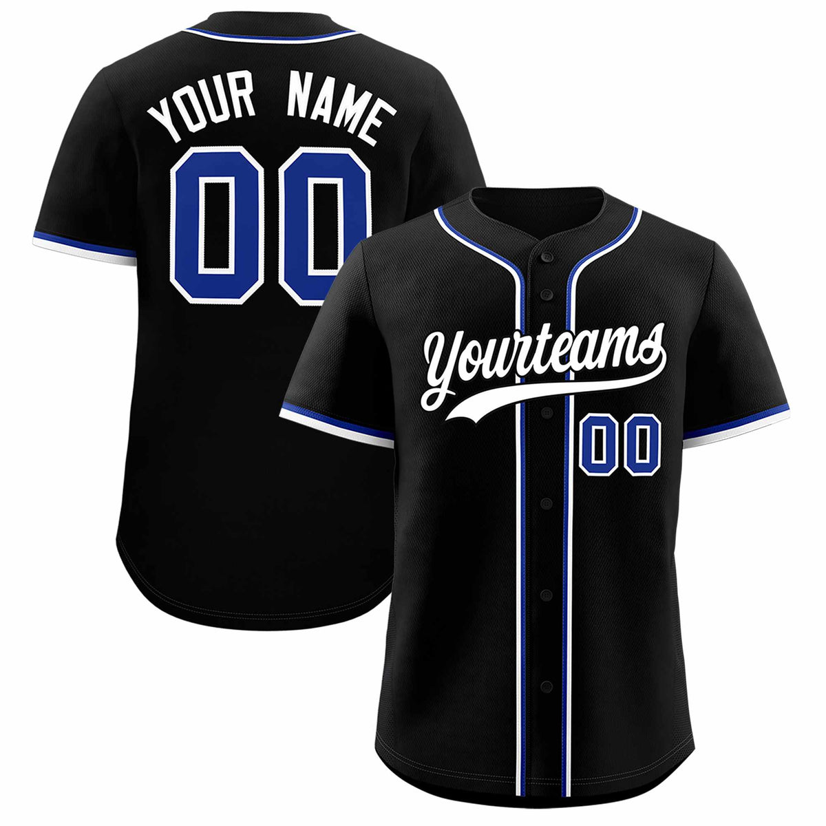 Custom Black Classic Style Authentic Baseball Jersey| KXKSHOP