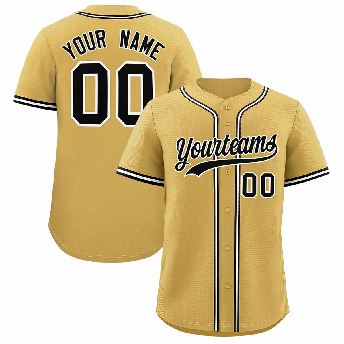 Custom Cream Classic Style Authentic Baseball Jersey| KXKSHOP