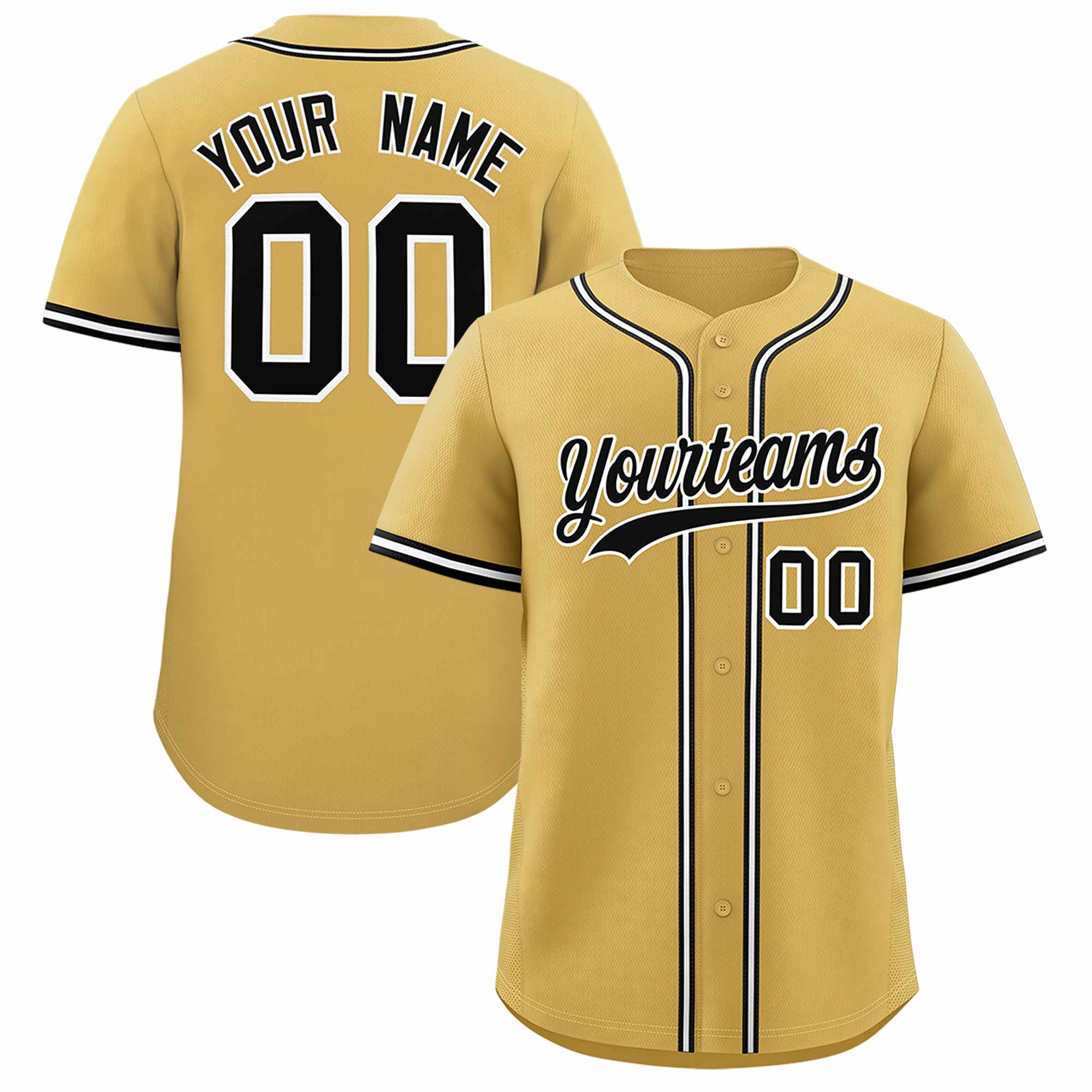 Custom Cream Classic Style Authentic Baseball Jersey| KXKSHOP