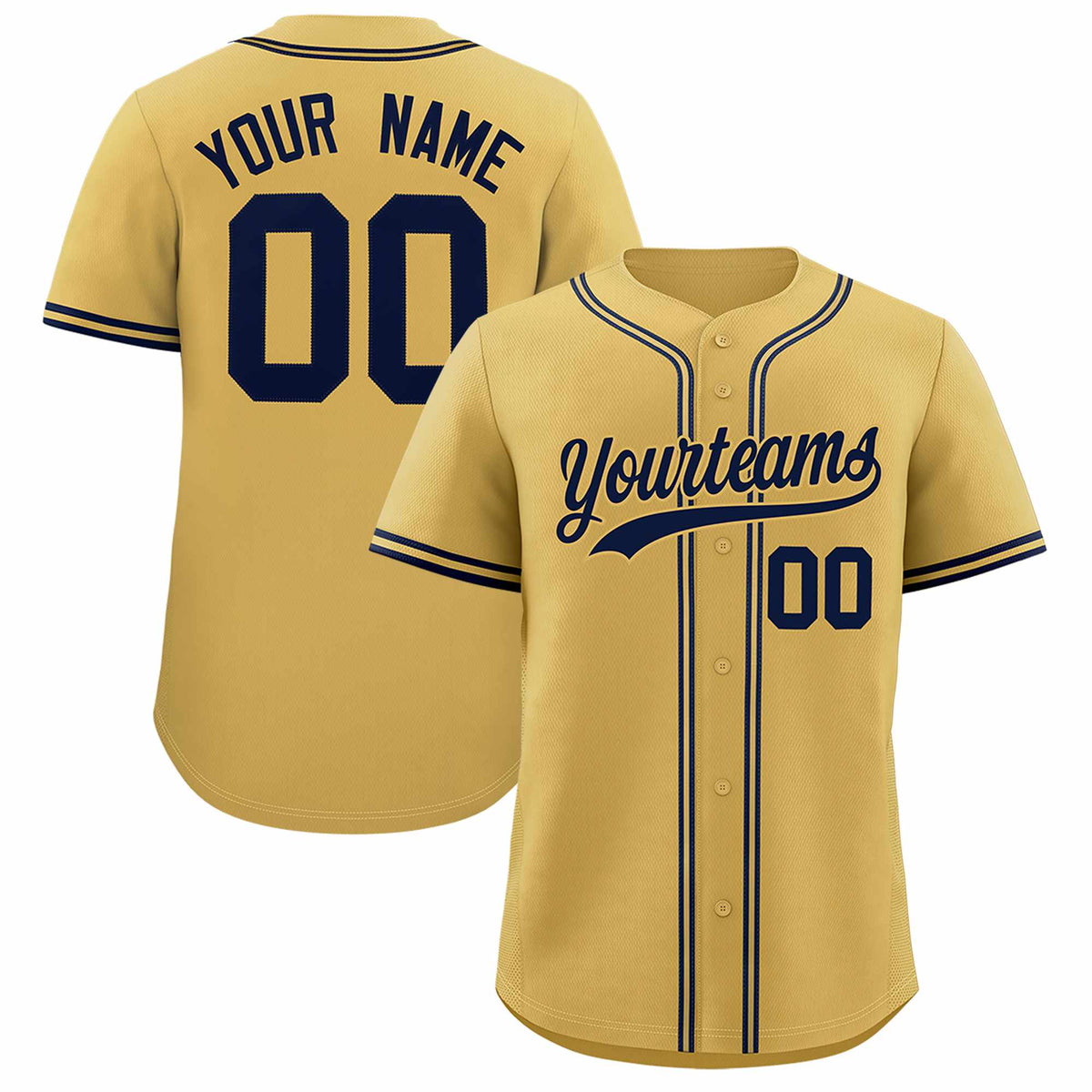 Custom Cream Classic Style Authentic Baseball Jersey| KXKSHOP