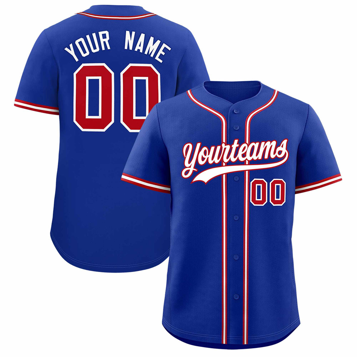 Custom Royal Classic Style Authentic Baseball Jersey| KXKSHOP