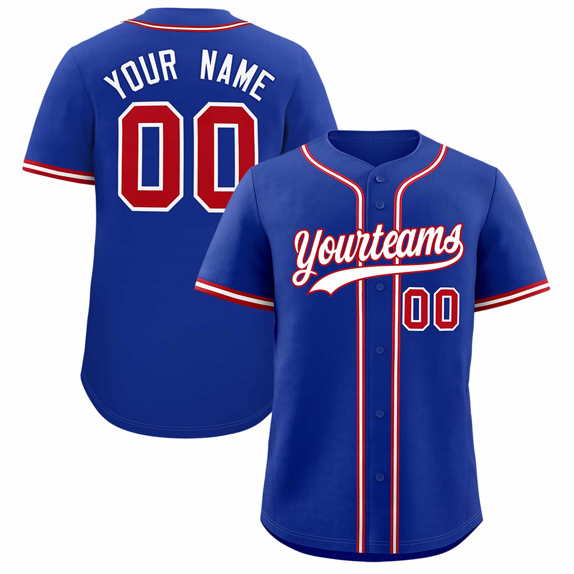 Custom Royal Classic Style Authentic Baseball Jersey| KXKSHOP