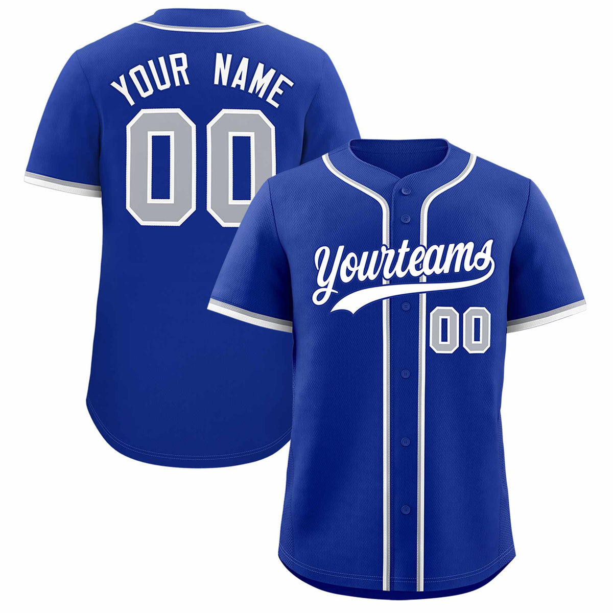 Custom Royal Classic Style Authentic Baseball Jersey| KXKSHOP