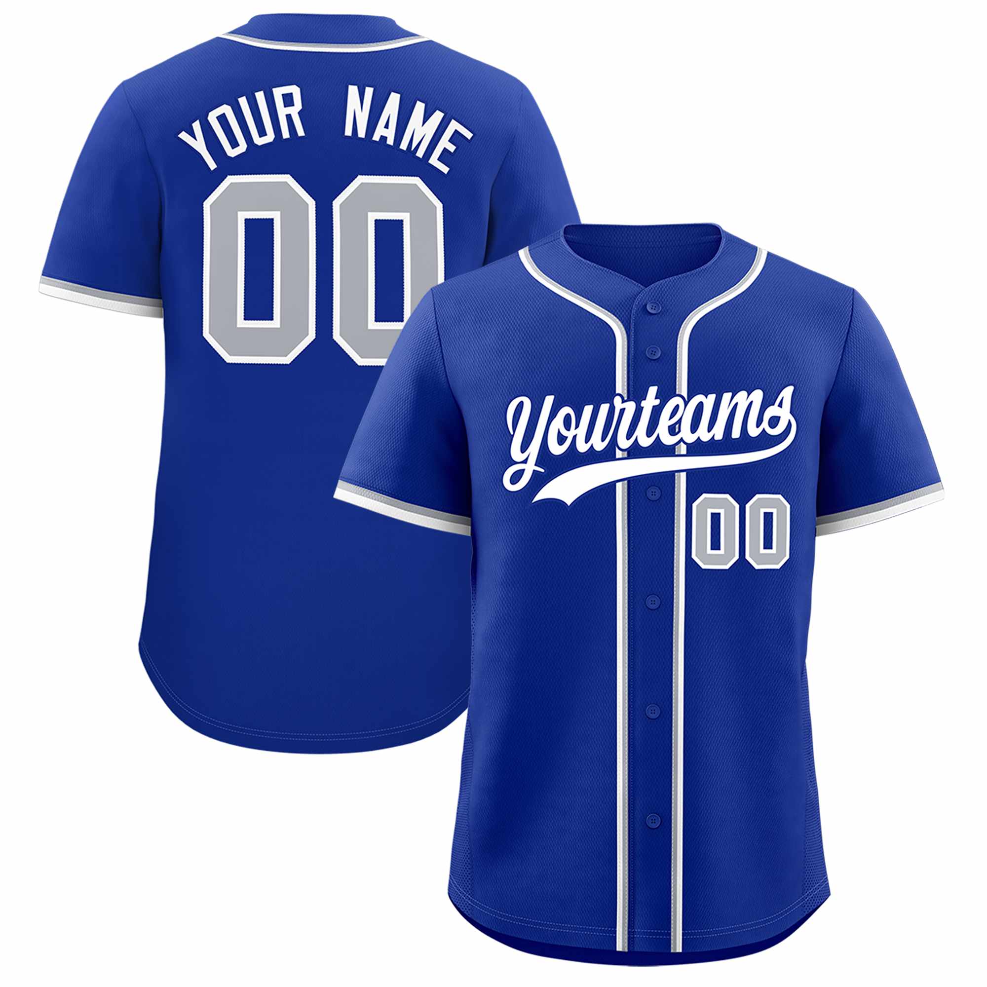 Custom Royal Classic Style Authentic Baseball Jersey| KXKSHOP