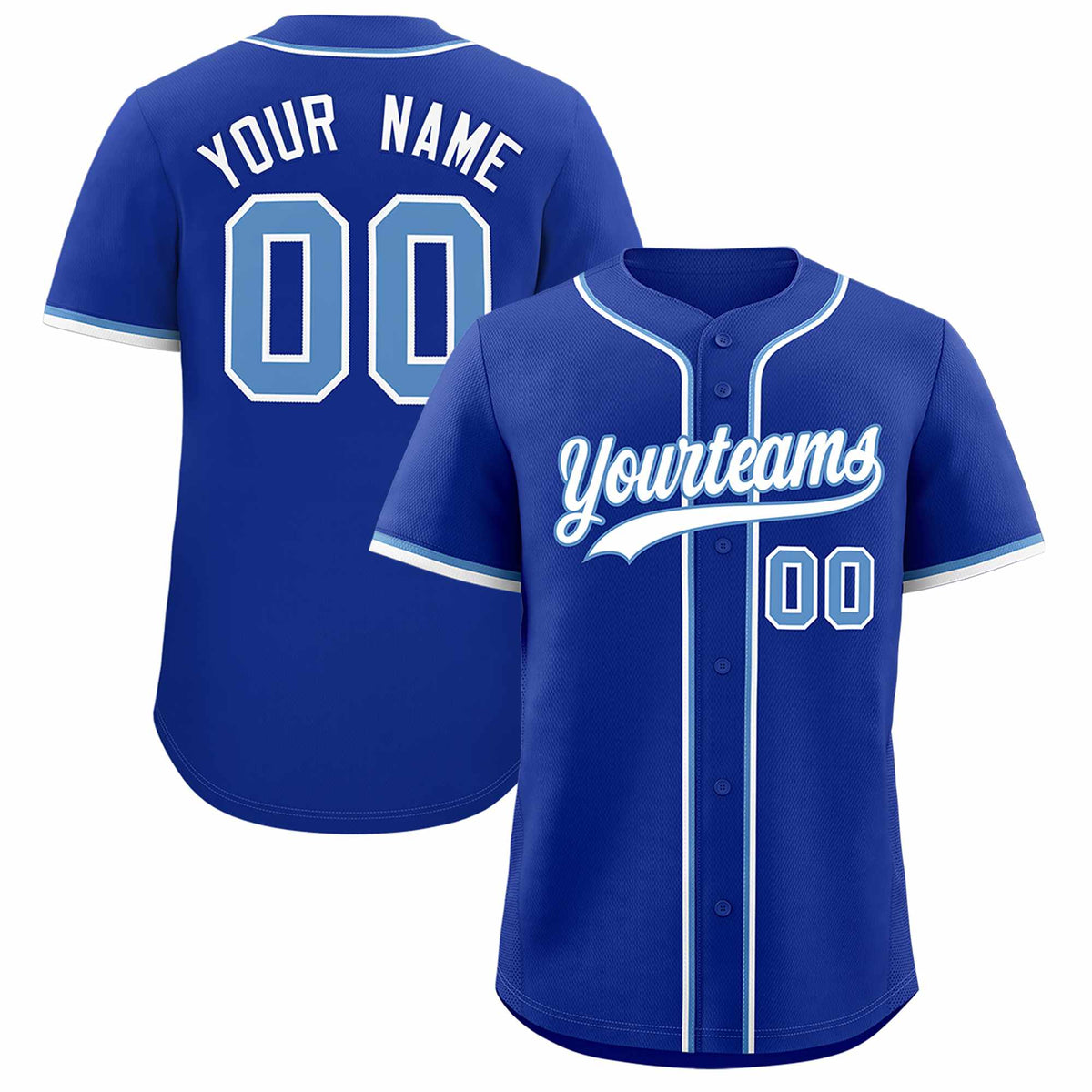 Custom Royal Classic Style Authentic Baseball Jersey| KXKSHOP