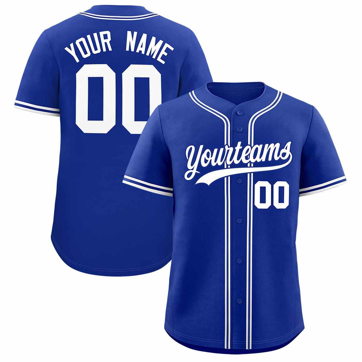 Custom Royal Classic Style Authentic Baseball Jersey| KXKSHOP