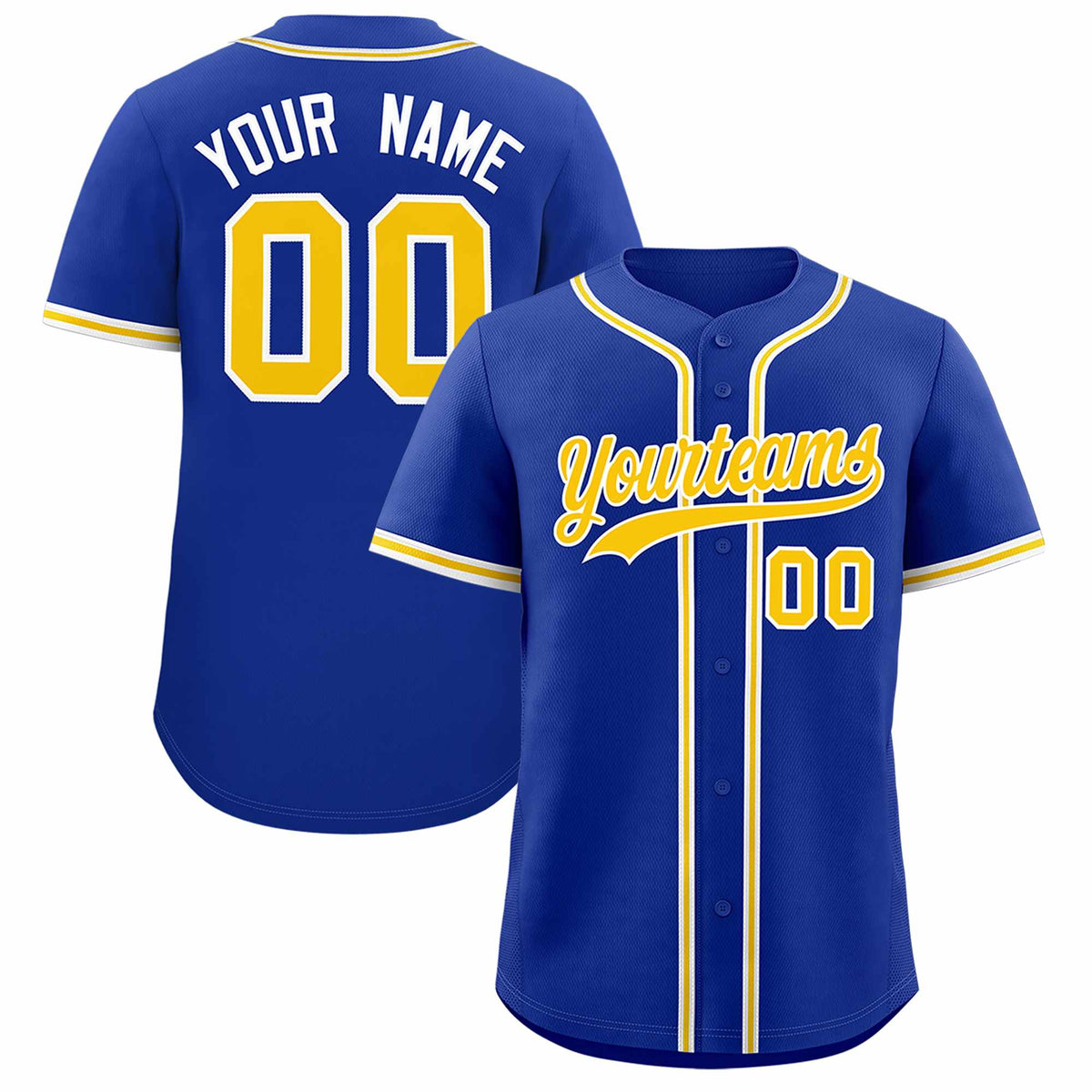Custom Royal Classic Style Authentic Baseball Jersey| KXKSHOP