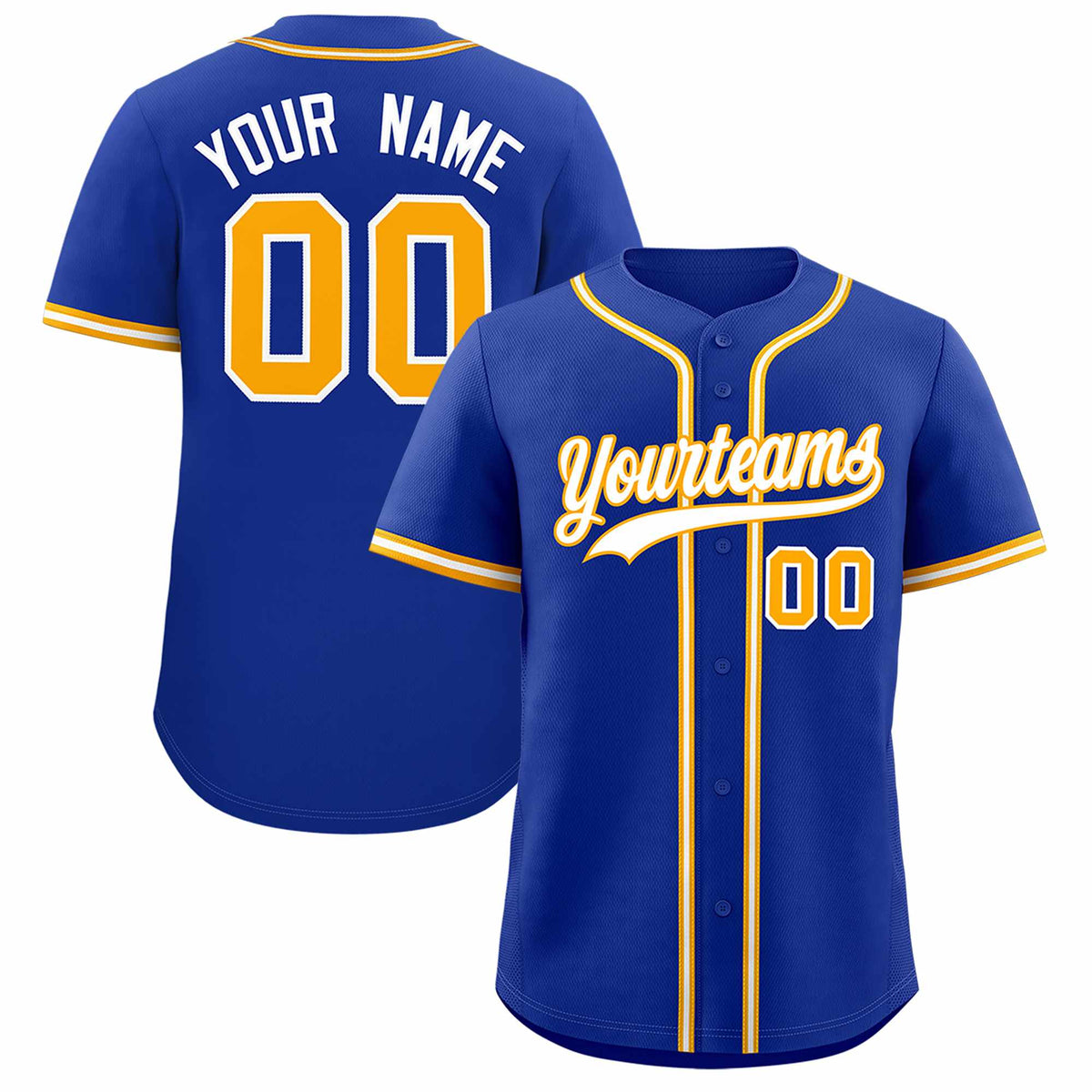 Custom Royal Classic Style Authentic Baseball Jersey| KXKSHOP