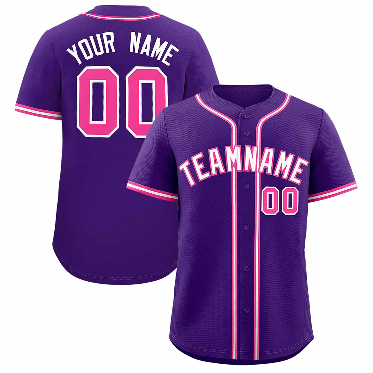 Custom Purple Classic Style Authentic Baseball Jersey| KXKSHOP