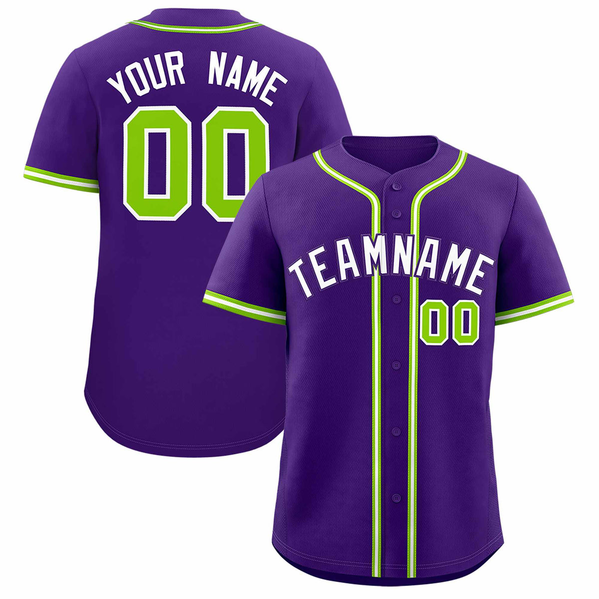 Custom Purple Classic Style Authentic Baseball Jersey| KXKSHOP