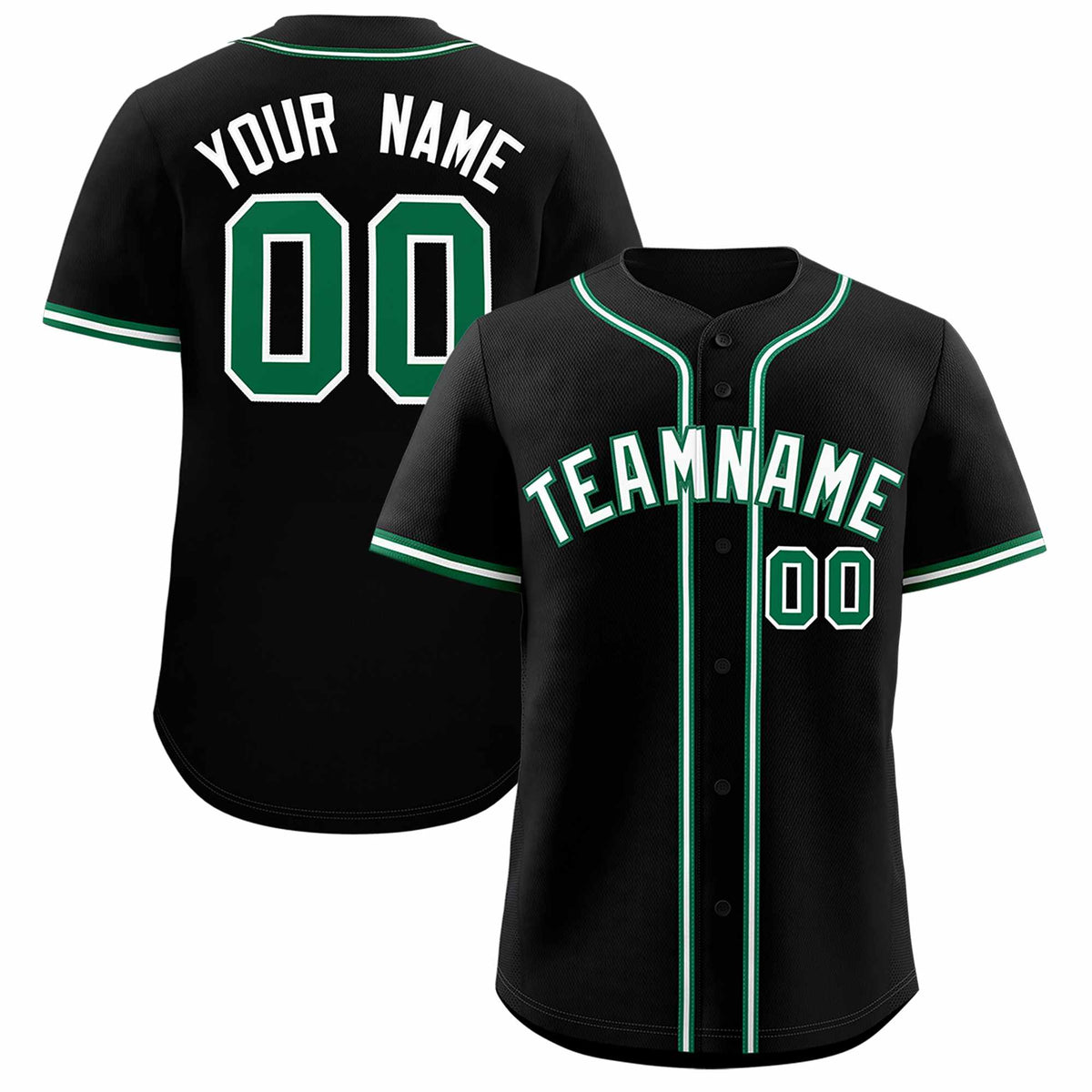 Custom Black Classic Style Authentic Baseball Jersey| KXKSHOP