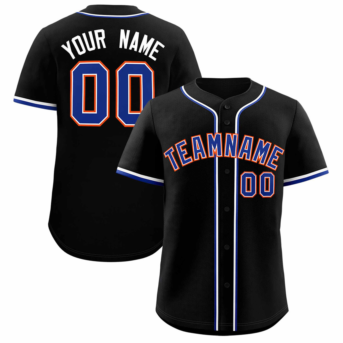 Custom Black Classic Style Authentic Baseball Jersey| KXKSHOP