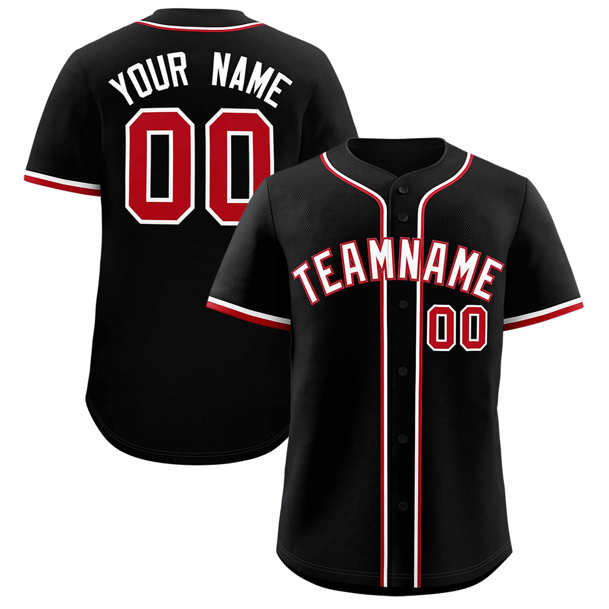 Custom Black Classic Style Authentic Baseball Jersey| KXKSHOP