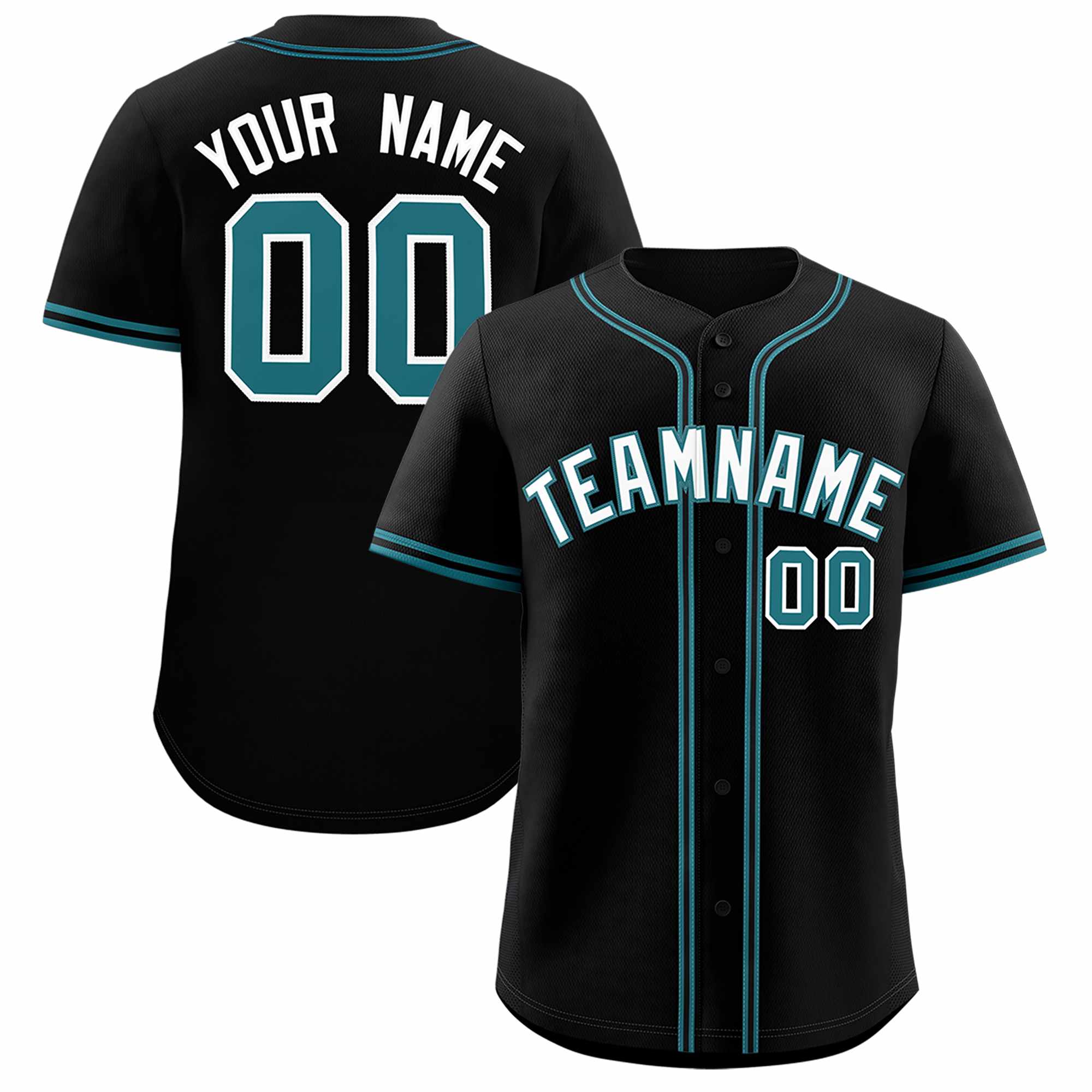 Custom Black Classic Style Authentic Baseball Jersey| KXKSHOP