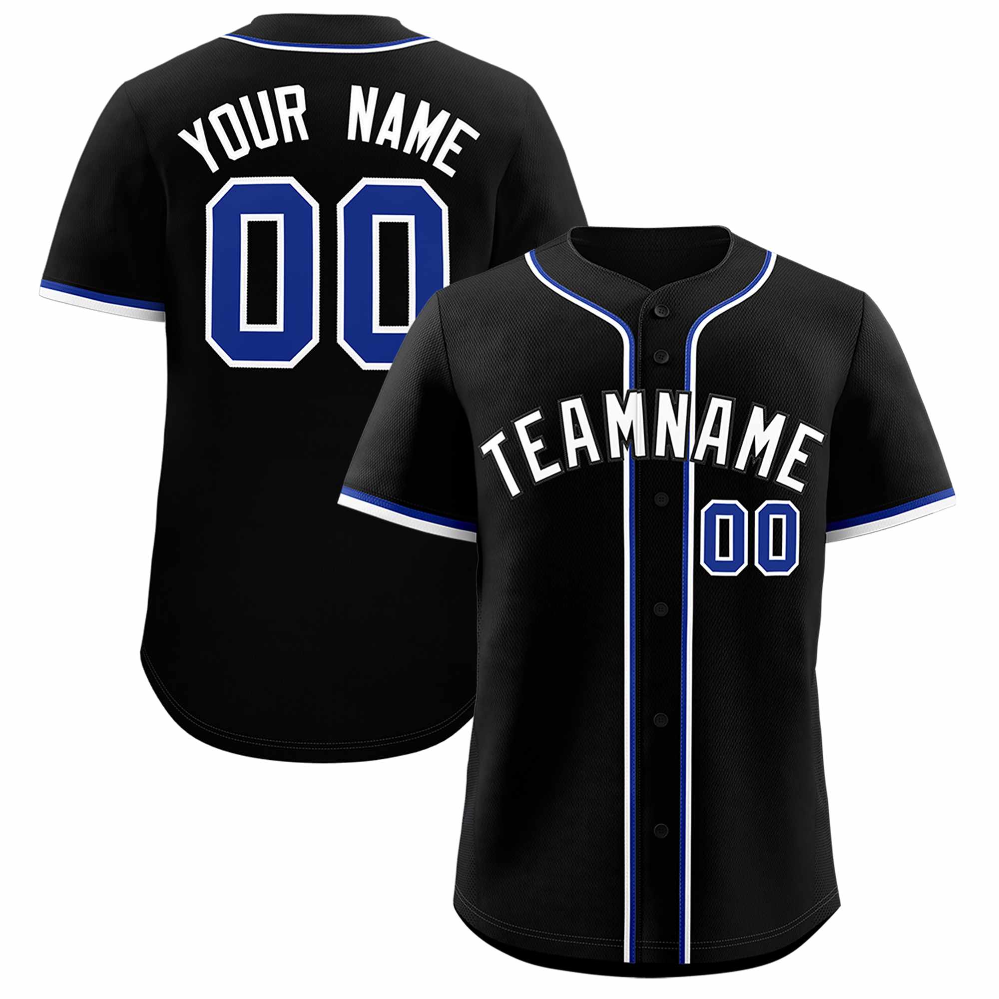 Custom Black Classic Style Authentic Baseball Jersey| KXKSHOP