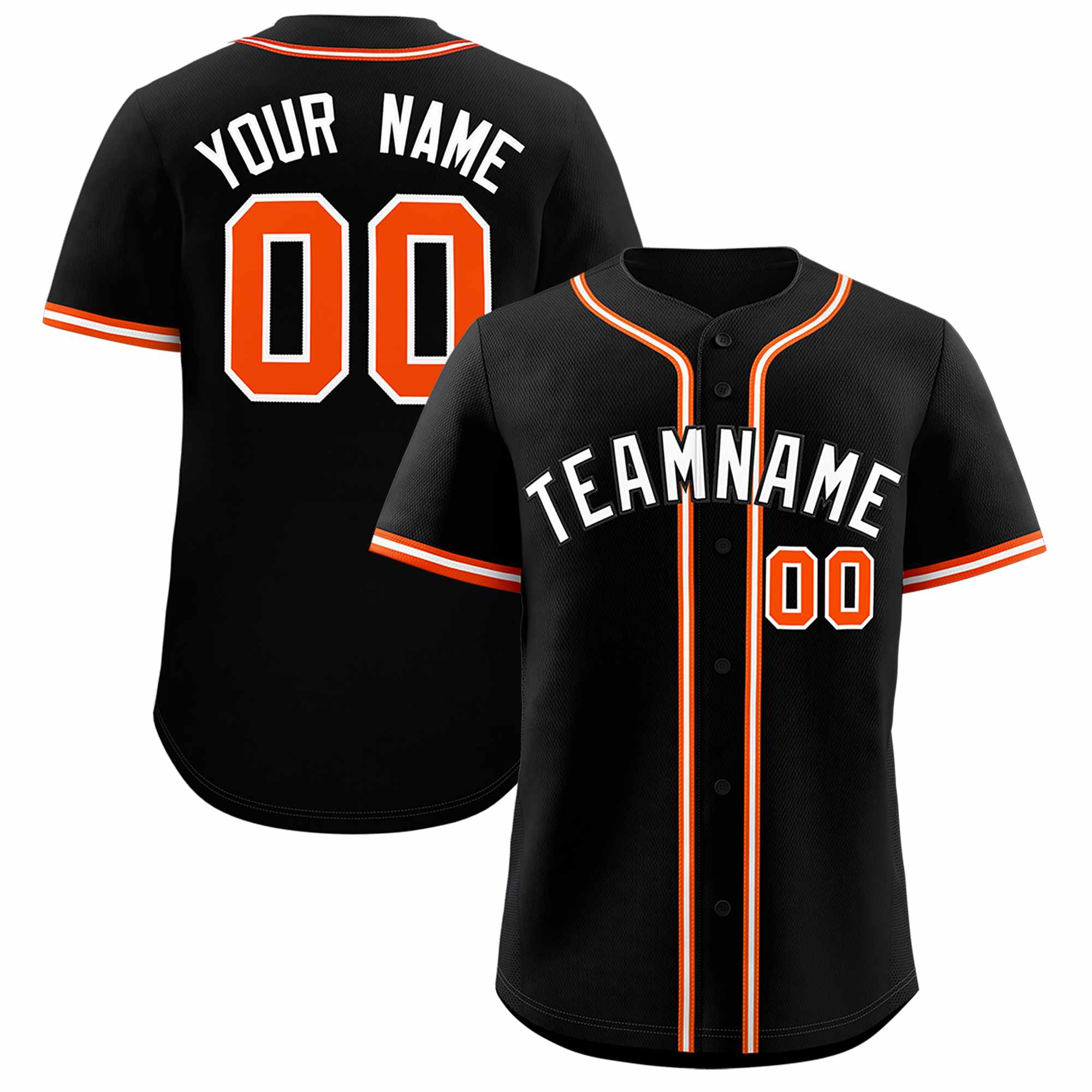 Custom Black Classic Style Authentic Baseball Jersey| KXKSHOP