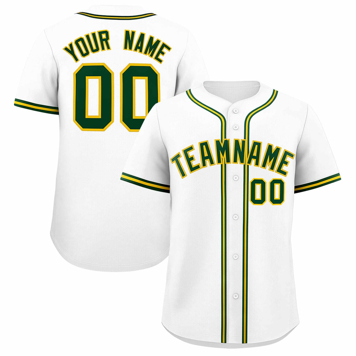 Custom White Classic Style Authentic Baseball Jersey| KXKSHOP