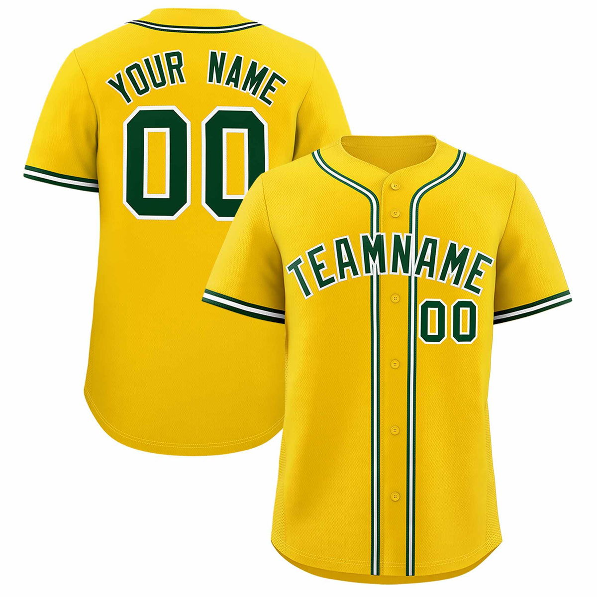 Custom Gold Classic Style Authentic Baseball Jersey| KXKSHOP