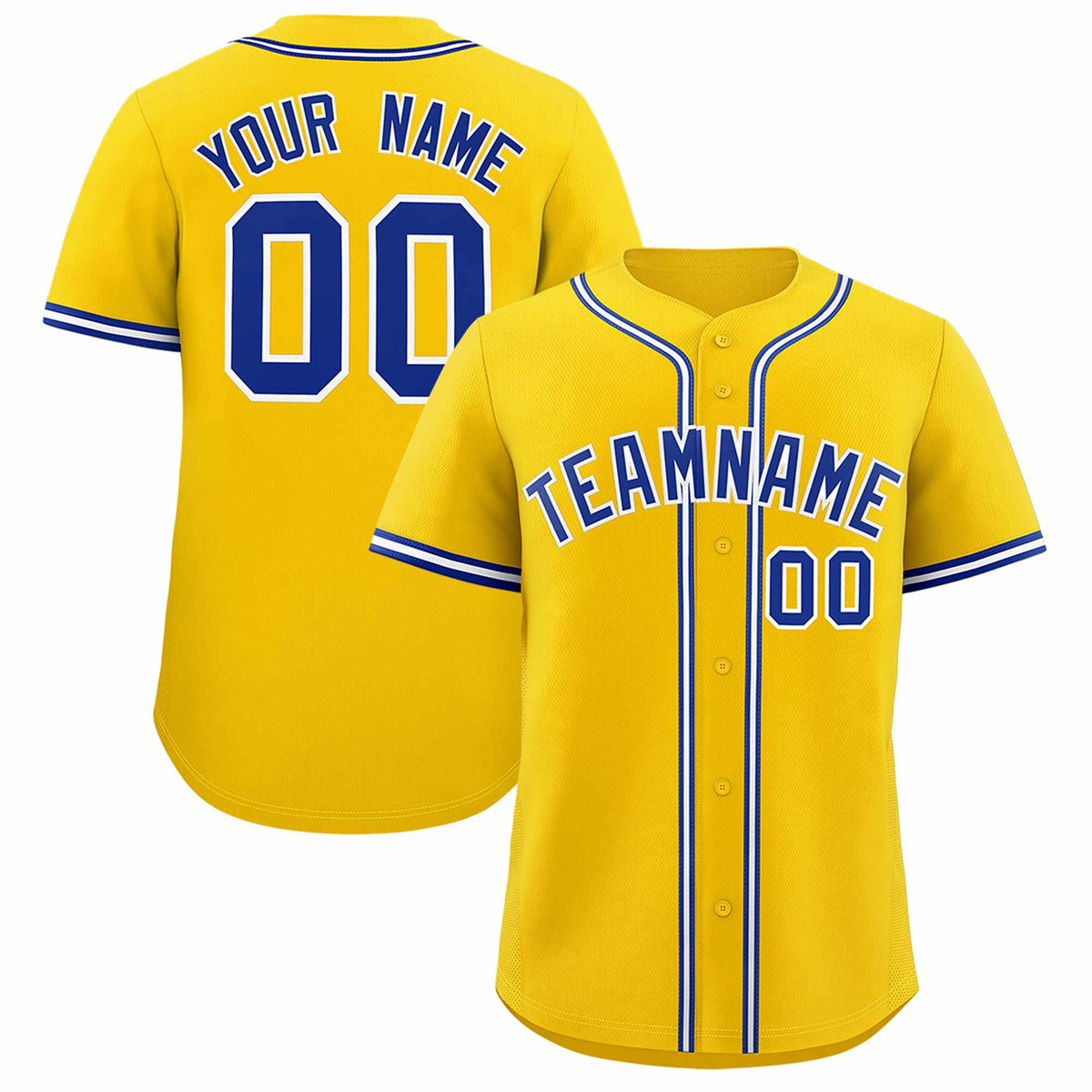 Custom Gold Classic Style Authentic Baseball Jersey| KXKSHOP