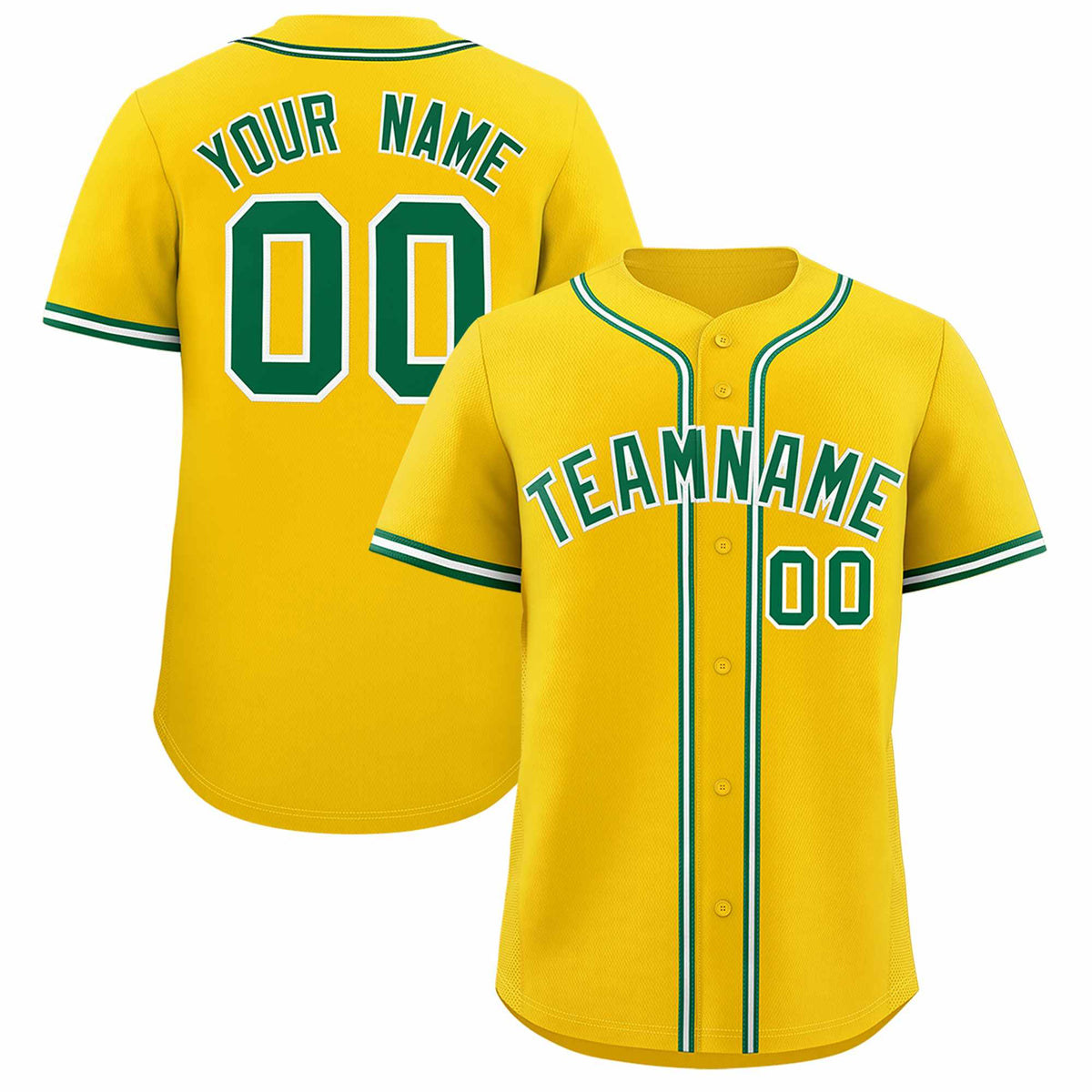 Custom Gold Classic Style Authentic Baseball Jersey| KXKSHOP