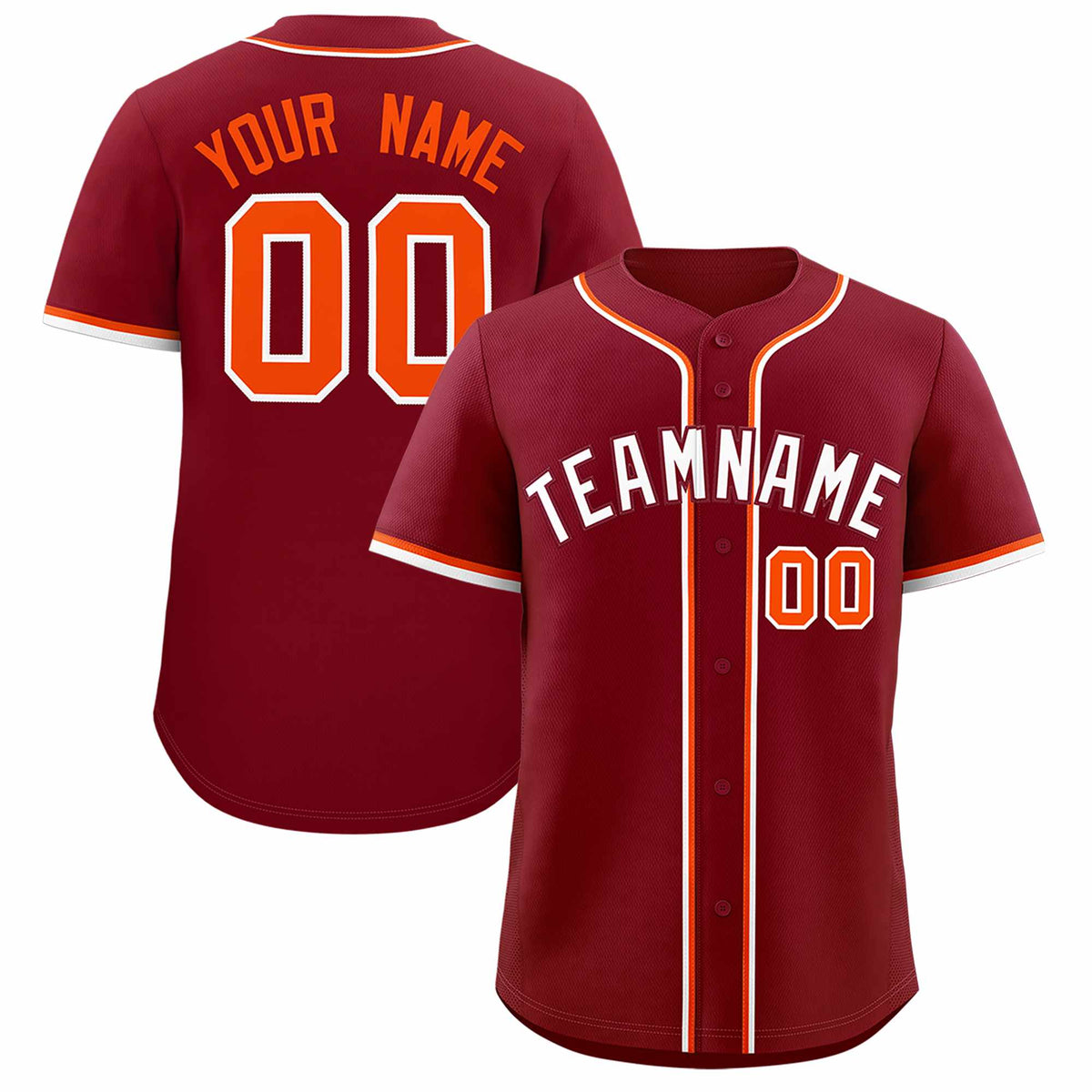 Custom Crimson Classic Style Authentic Baseball Jersey| KXKSHOP