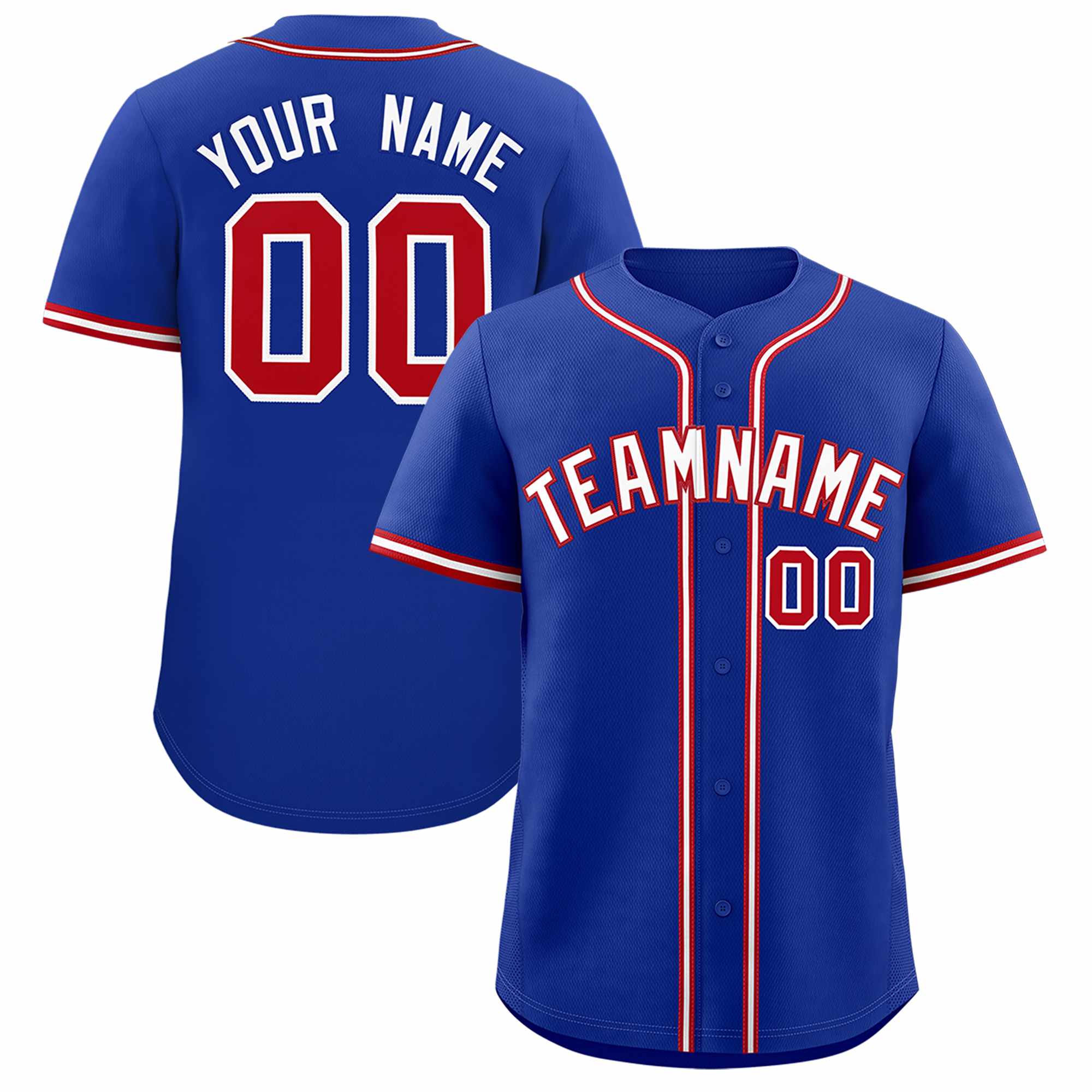 Custom Royal Classic Style Authentic Baseball Jersey| KXKSHOP