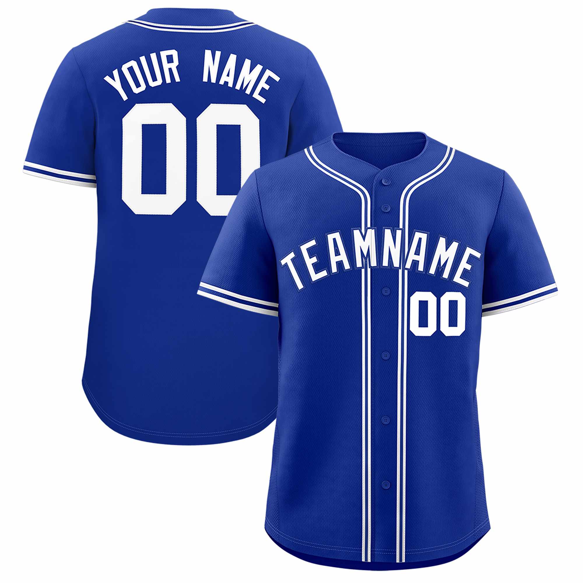 Custom Royal Classic Style Authentic Baseball Jersey| KXKSHOP