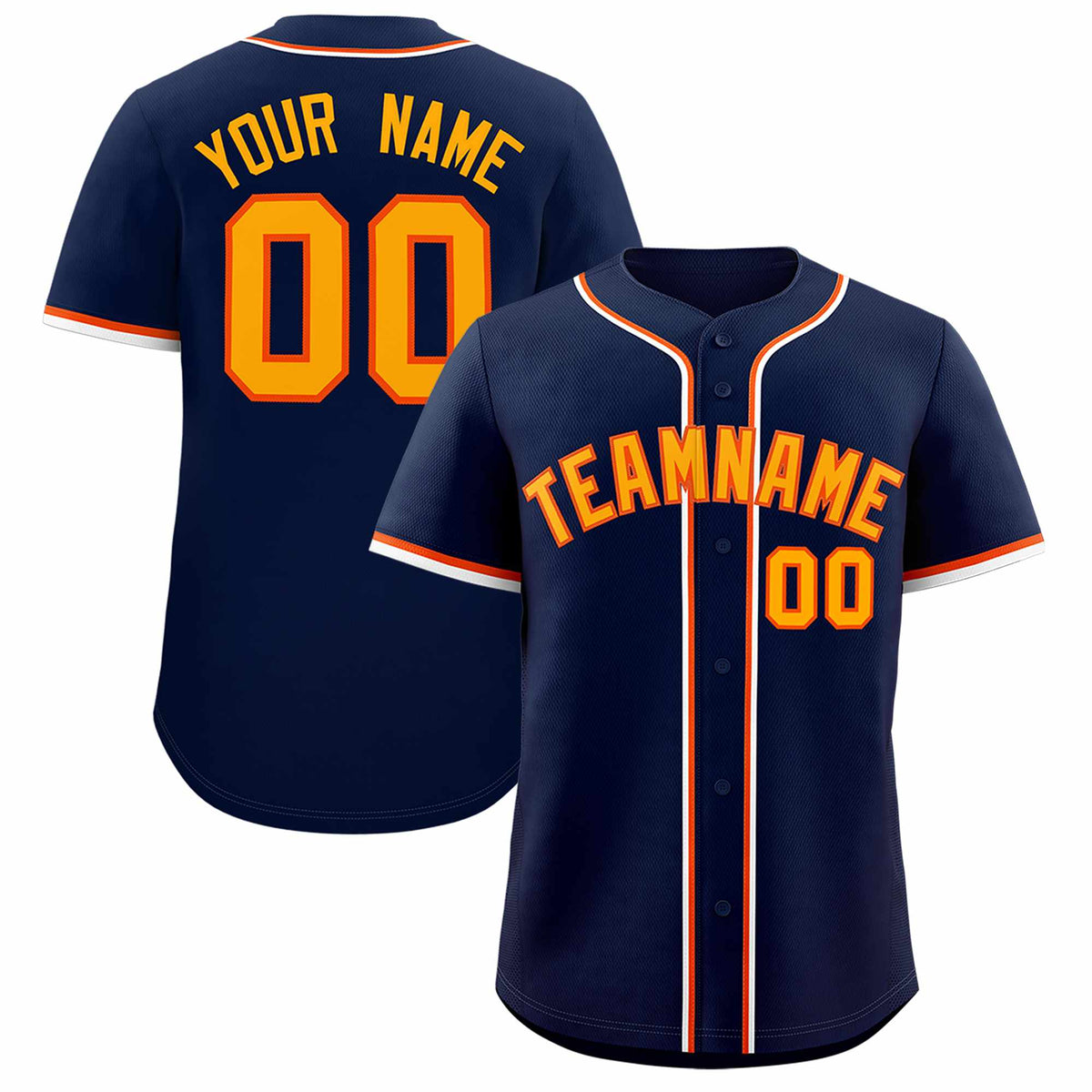 Custom Navy Classic Style Authentic Baseball Jersey| KXKSHOP