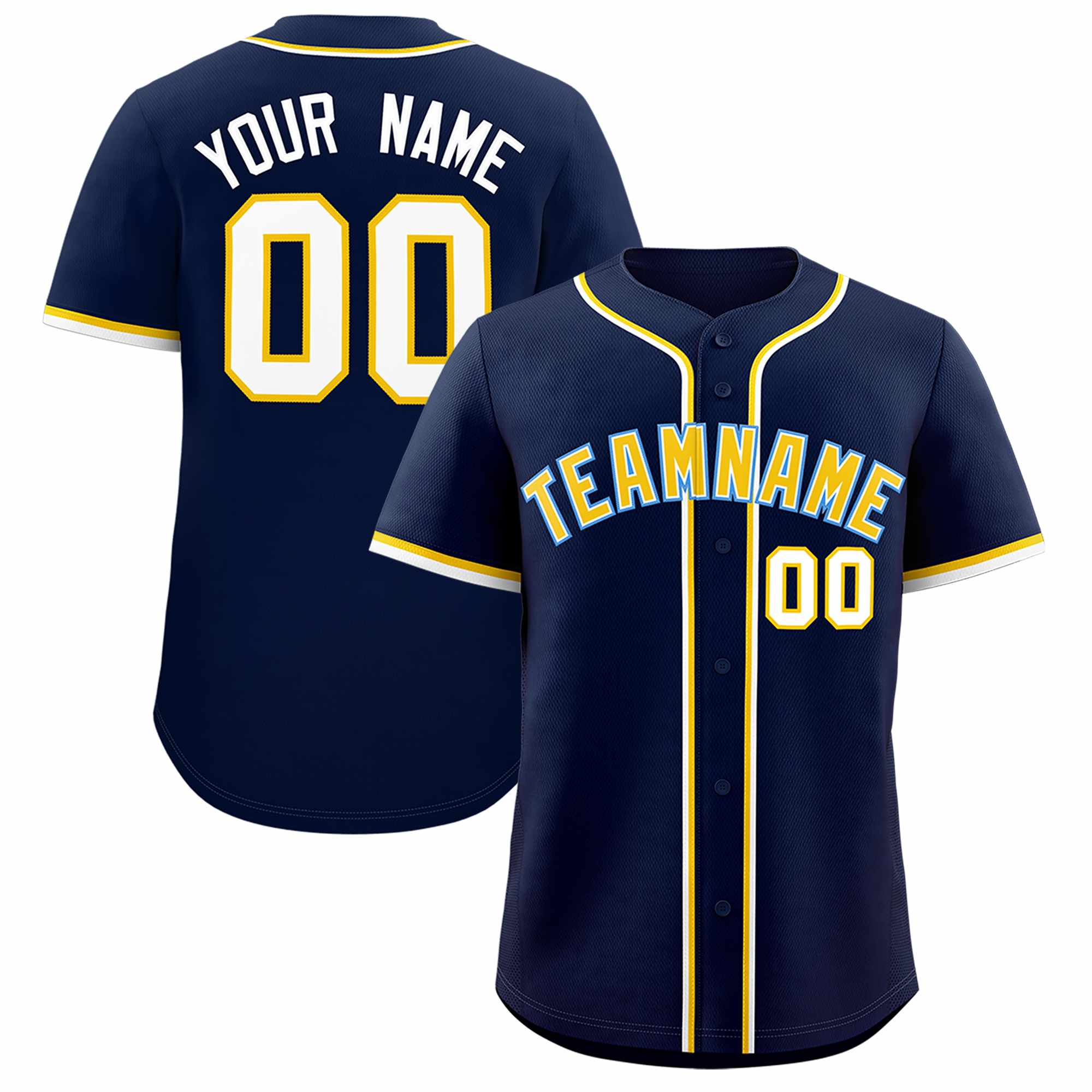 Custom Navy Classic Style Authentic Baseball Jersey| KXKSHOP