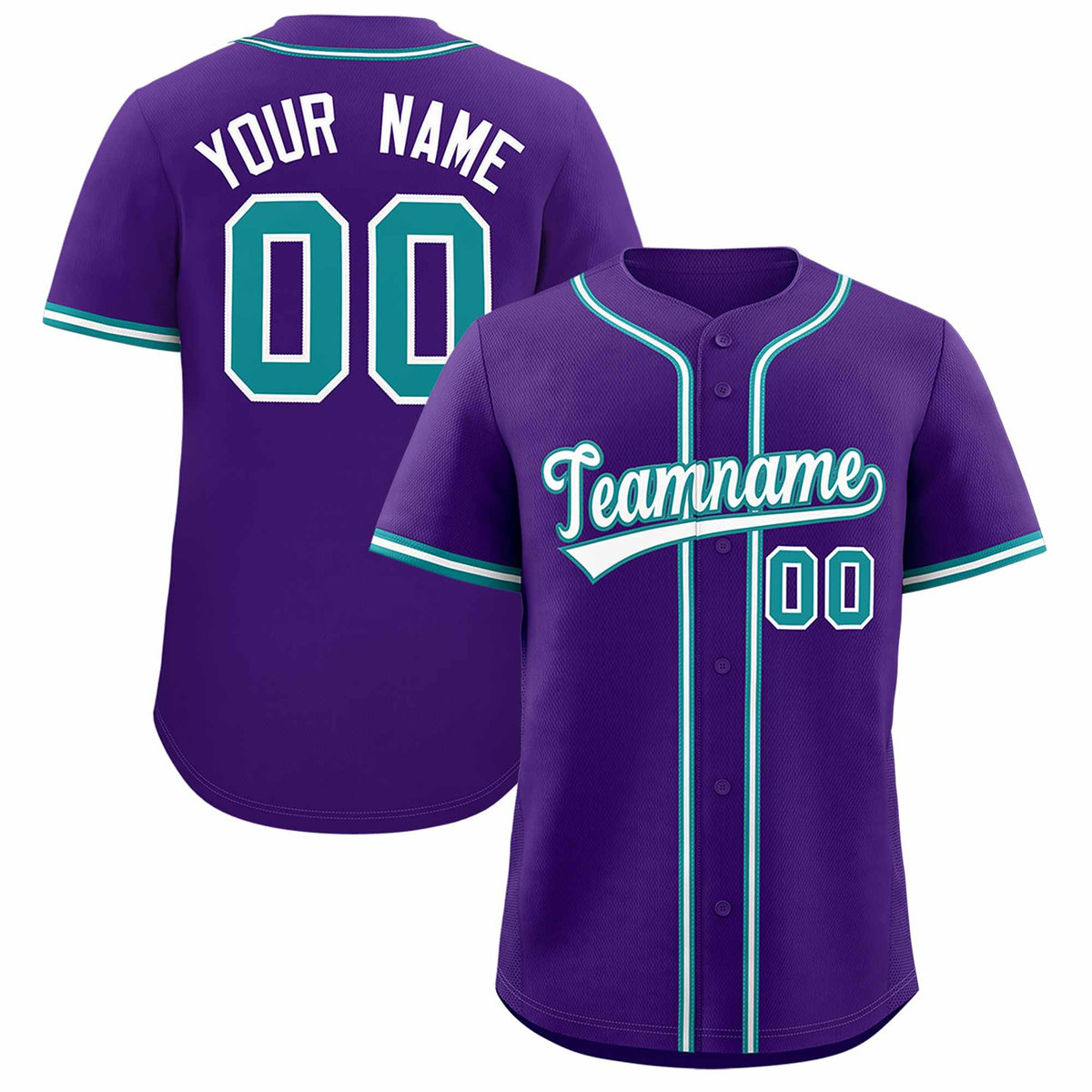 Custom Purple Classic Style Authentic Baseball Jersey| KXKSHOP