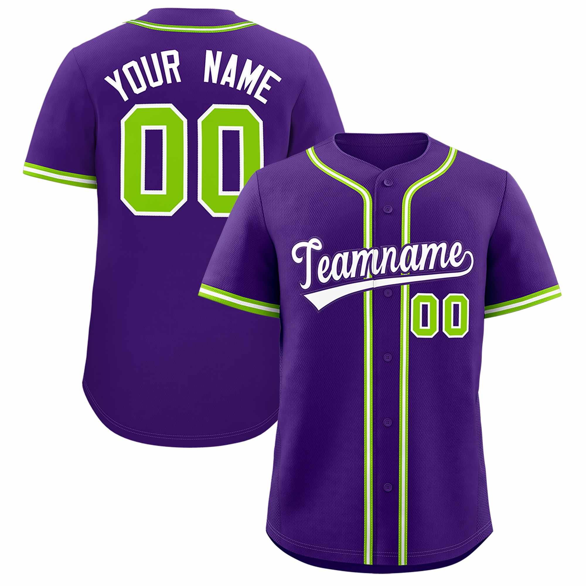 Custom Purple Classic Style Authentic Baseball Jersey| KXKSHOP