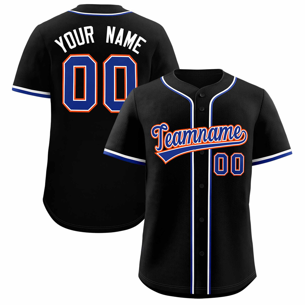 Custom Black Classic Style Authentic Baseball Jersey| KXKSHOP