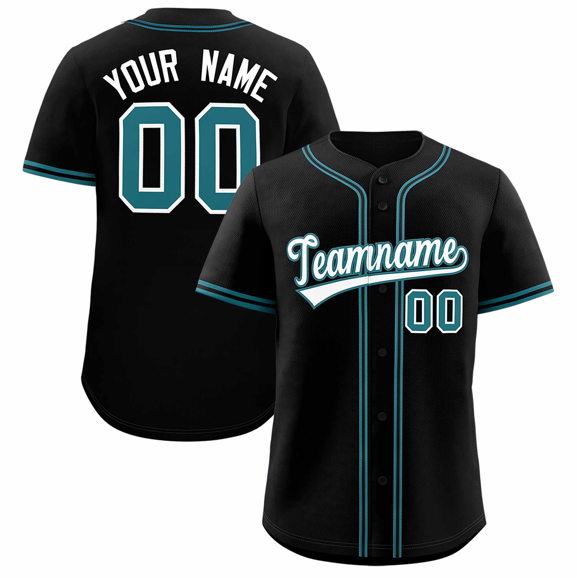 Custom Black Classic Style Authentic Baseball Jersey| KXKSHOP