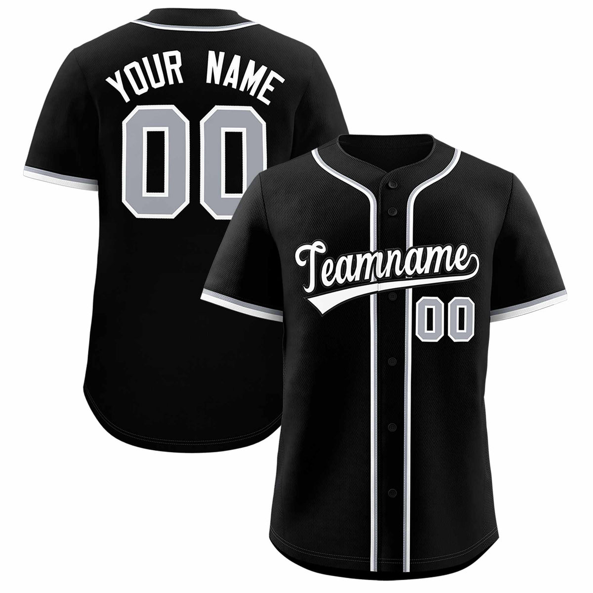 Custom Black Classic Style Authentic Baseball Jersey| KXKSHOP