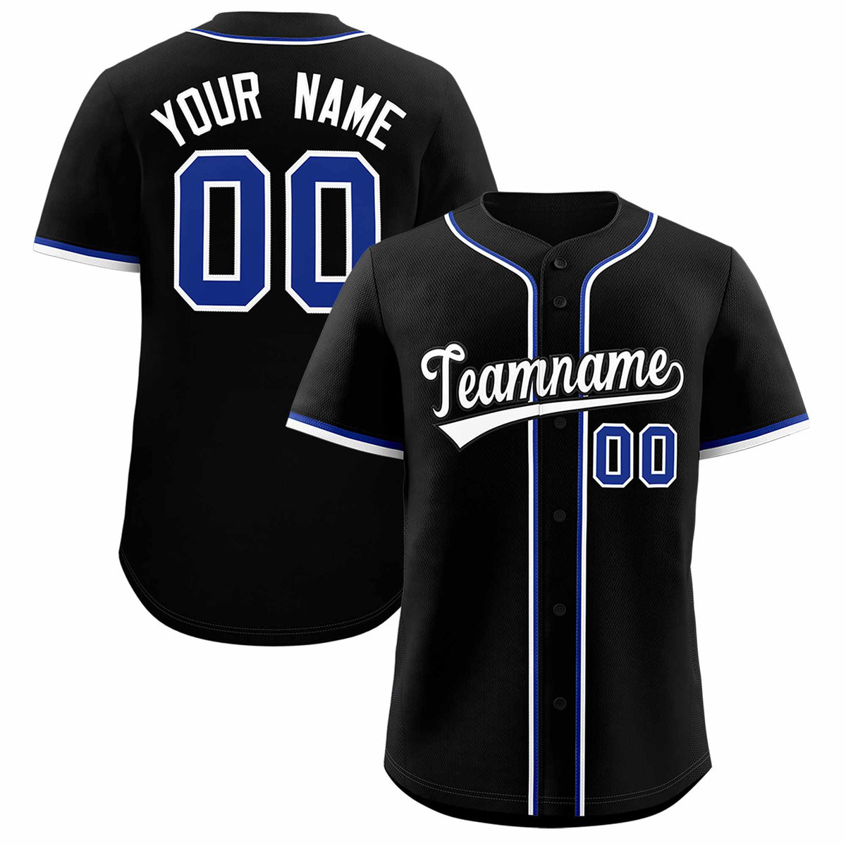 Custom Black Classic Style Authentic Baseball Jersey| KXKSHOP