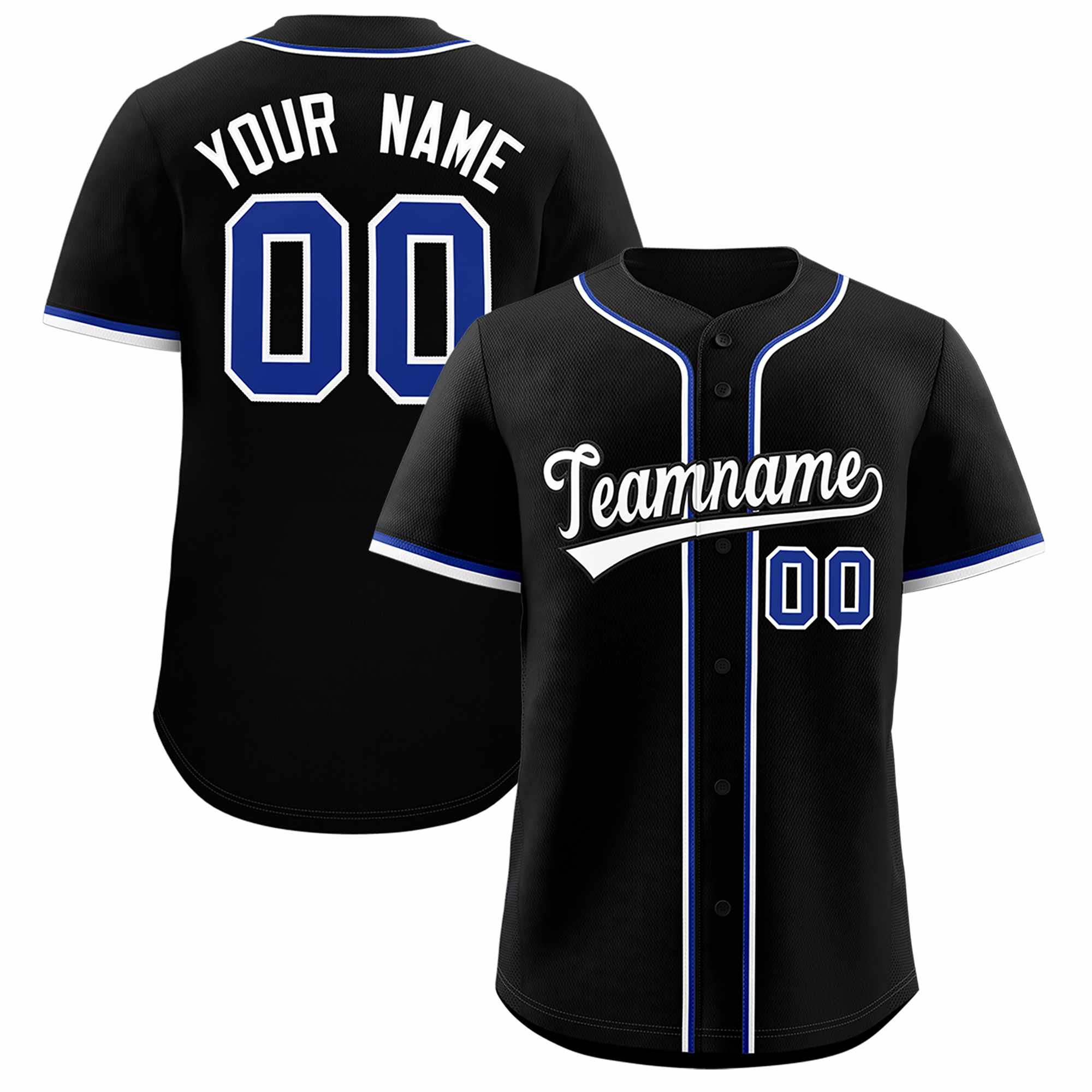Custom Black Classic Style Authentic Baseball Jersey| KXKSHOP
