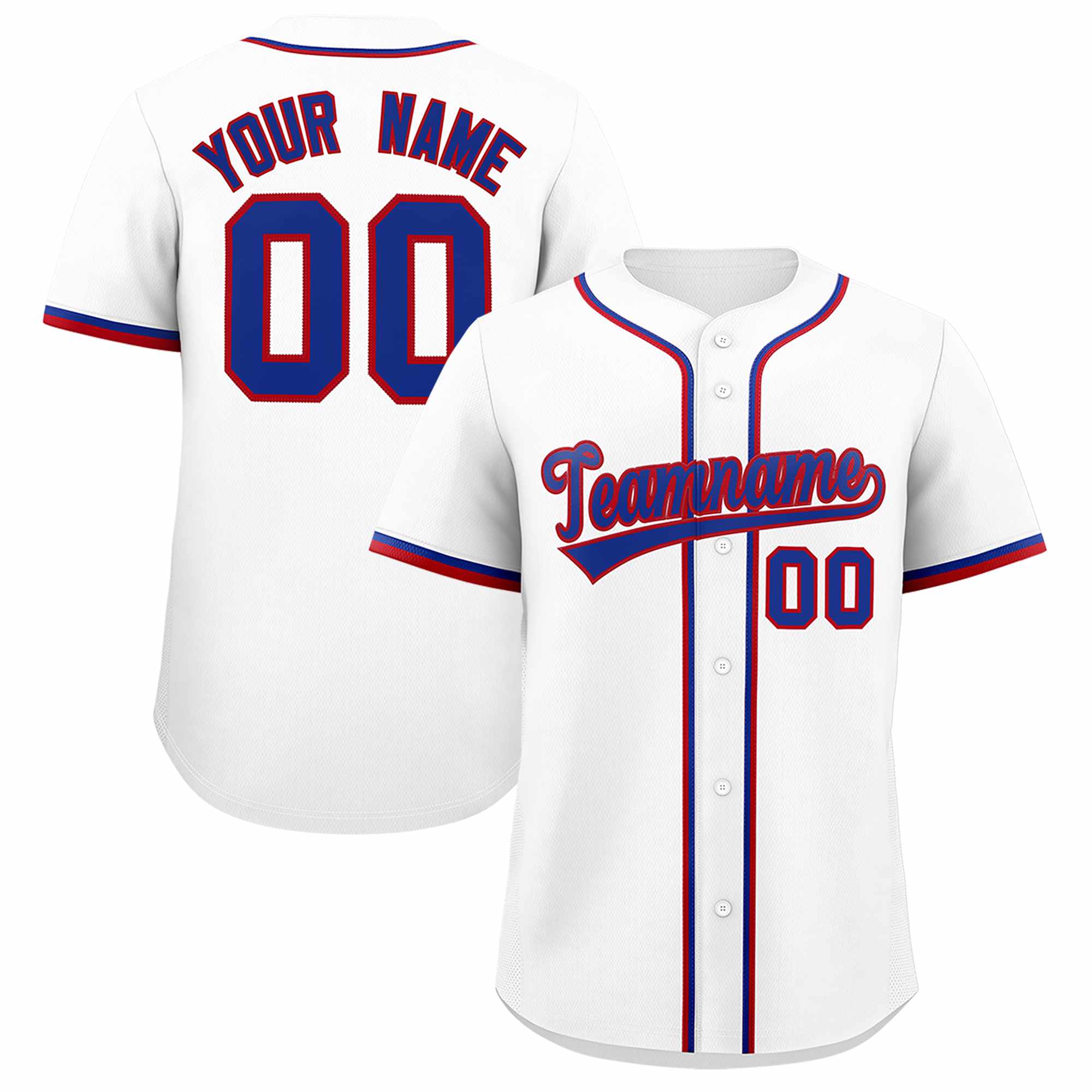 Custom White Classic Style Authentic Baseball Jersey| KXKSHOP