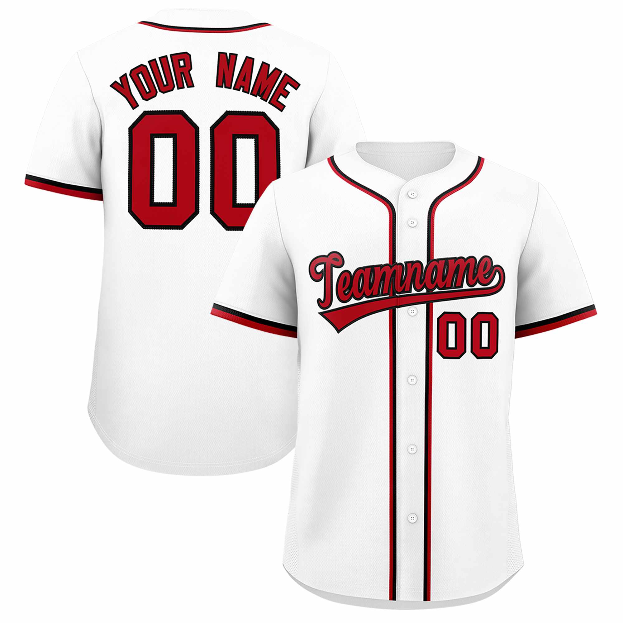 Custom White Classic Style Authentic Baseball Jersey| KXKSHOP