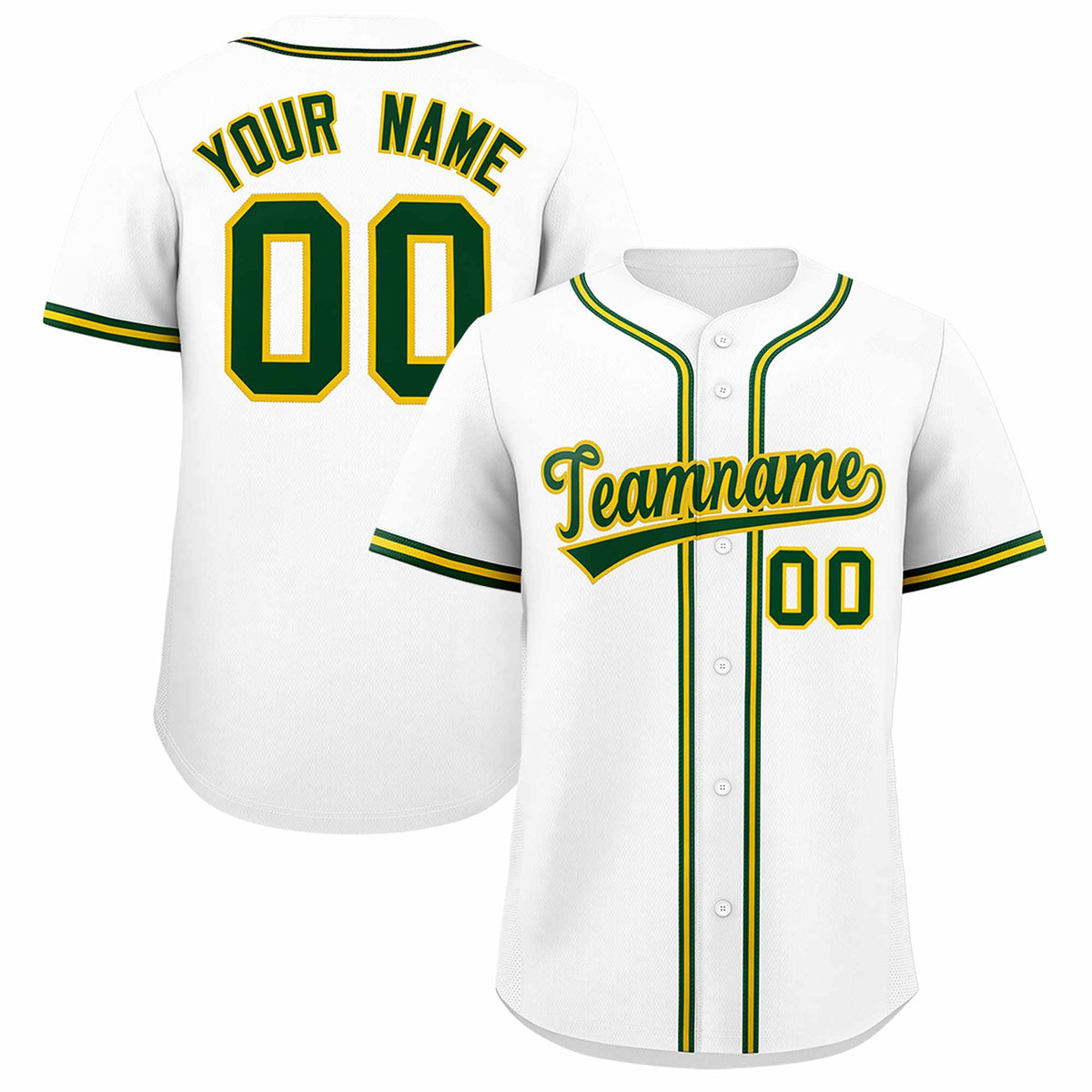 Custom White Classic Style Authentic Baseball Jersey| KXKSHOP