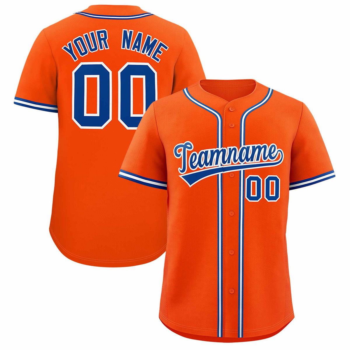 Custom Orange Classic Style Authentic Baseball Jersey| KXKSHOP