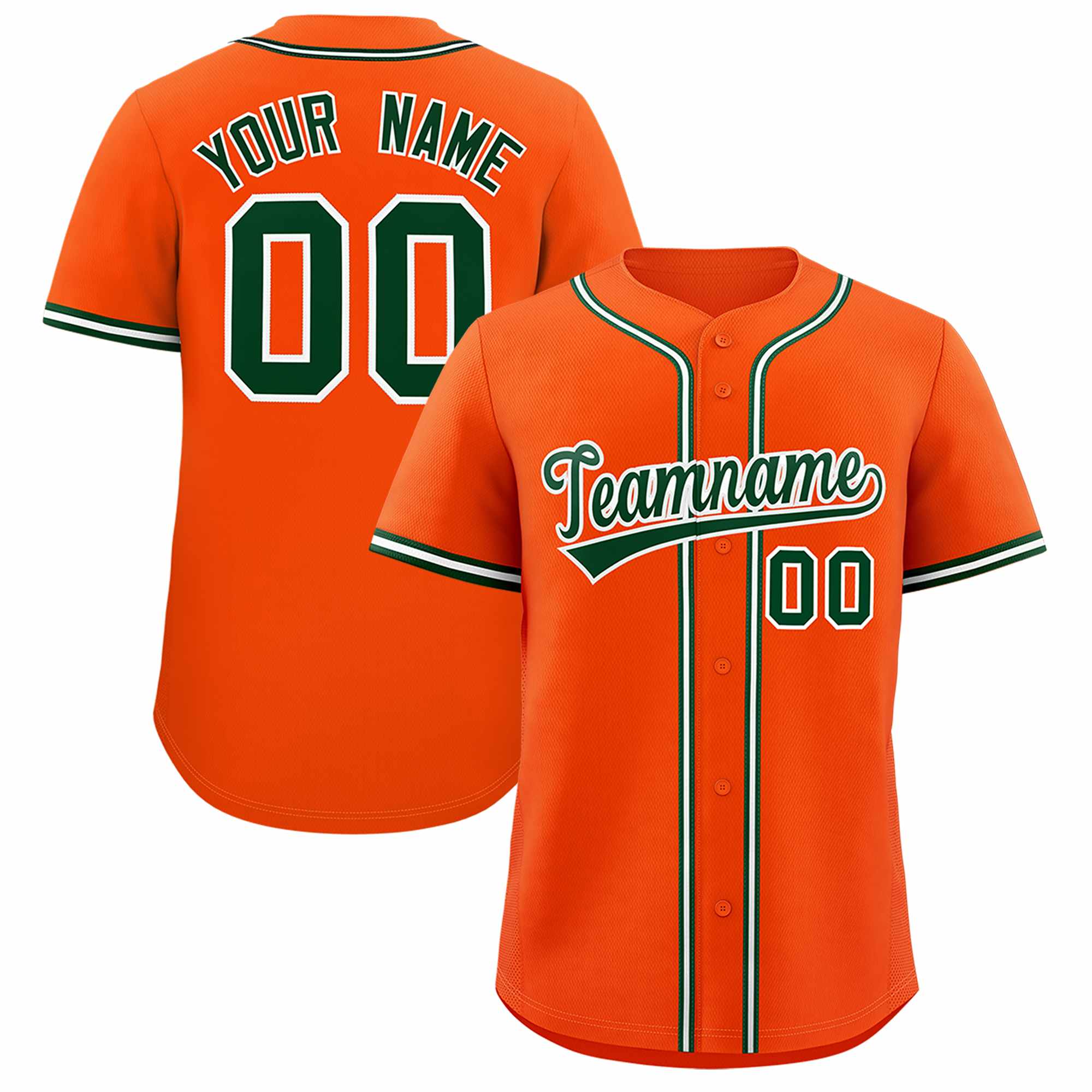 Custom Orange Classic Style Authentic Baseball Jersey| KXKSHOP