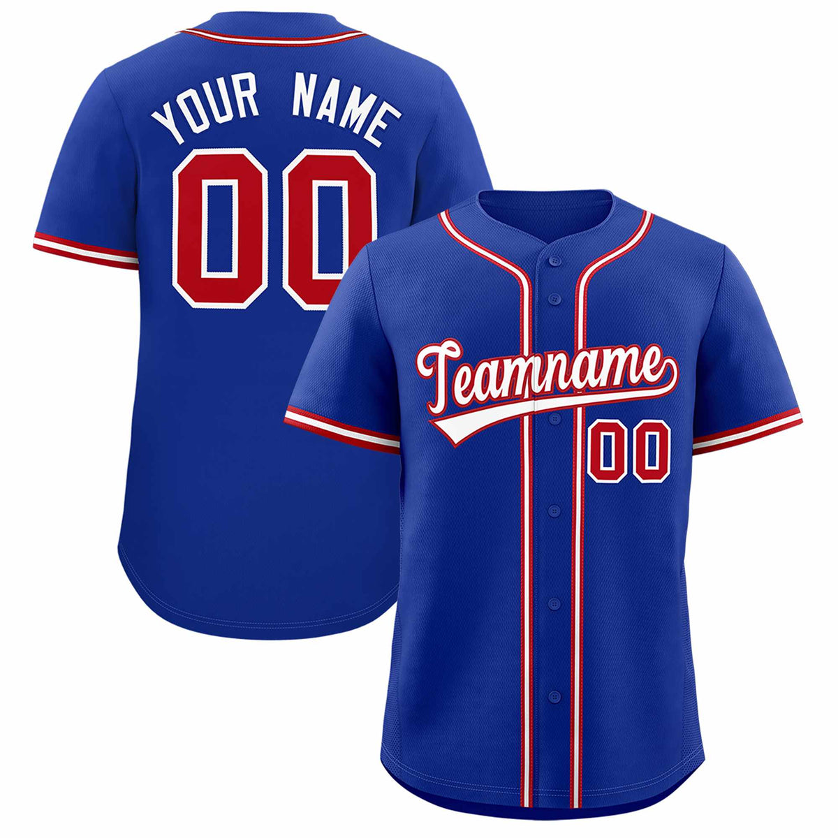 Custom Royal Classic Style Authentic Baseball Jersey| KXKSHOP