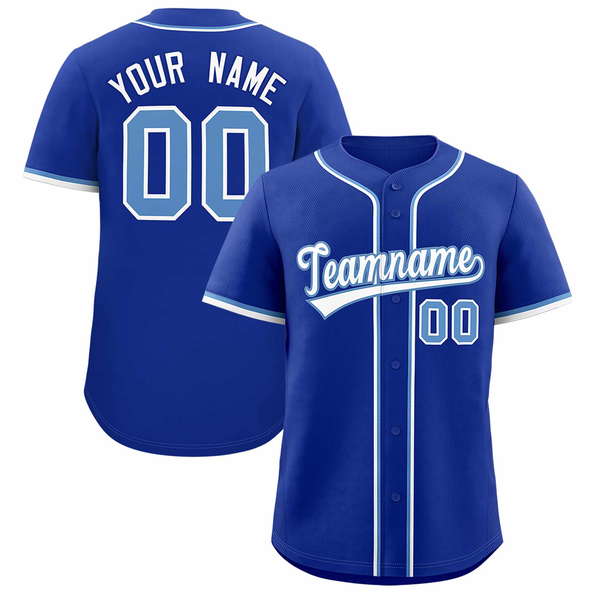 Custom Royal Classic Style Authentic Baseball Jersey| KXKSHOP