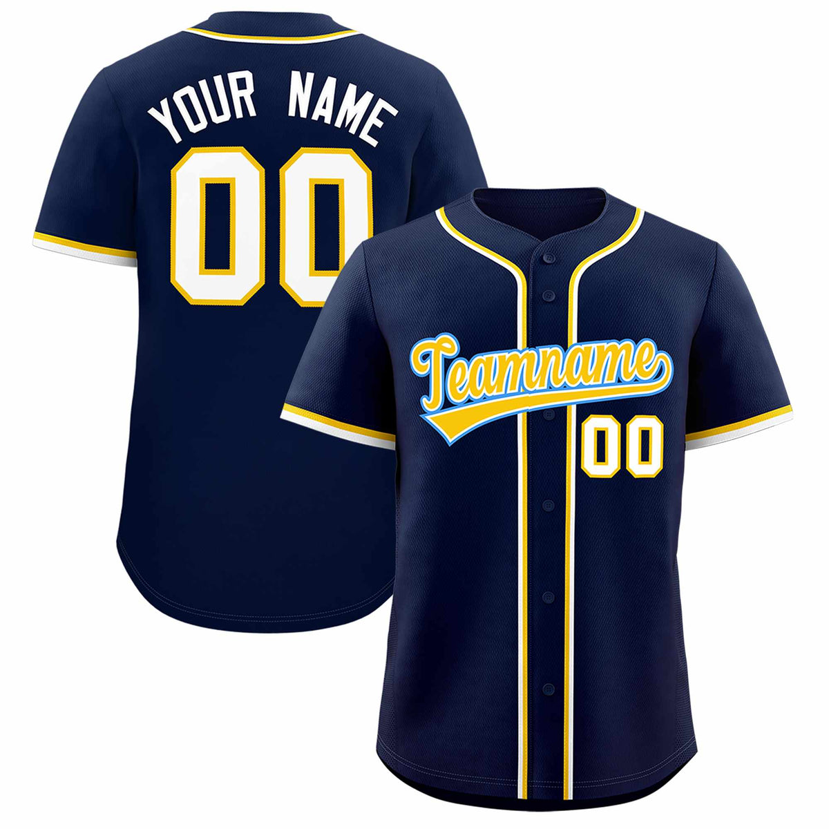 Custom Navy Classic Style Authentic Baseball Jersey| KXKSHOP