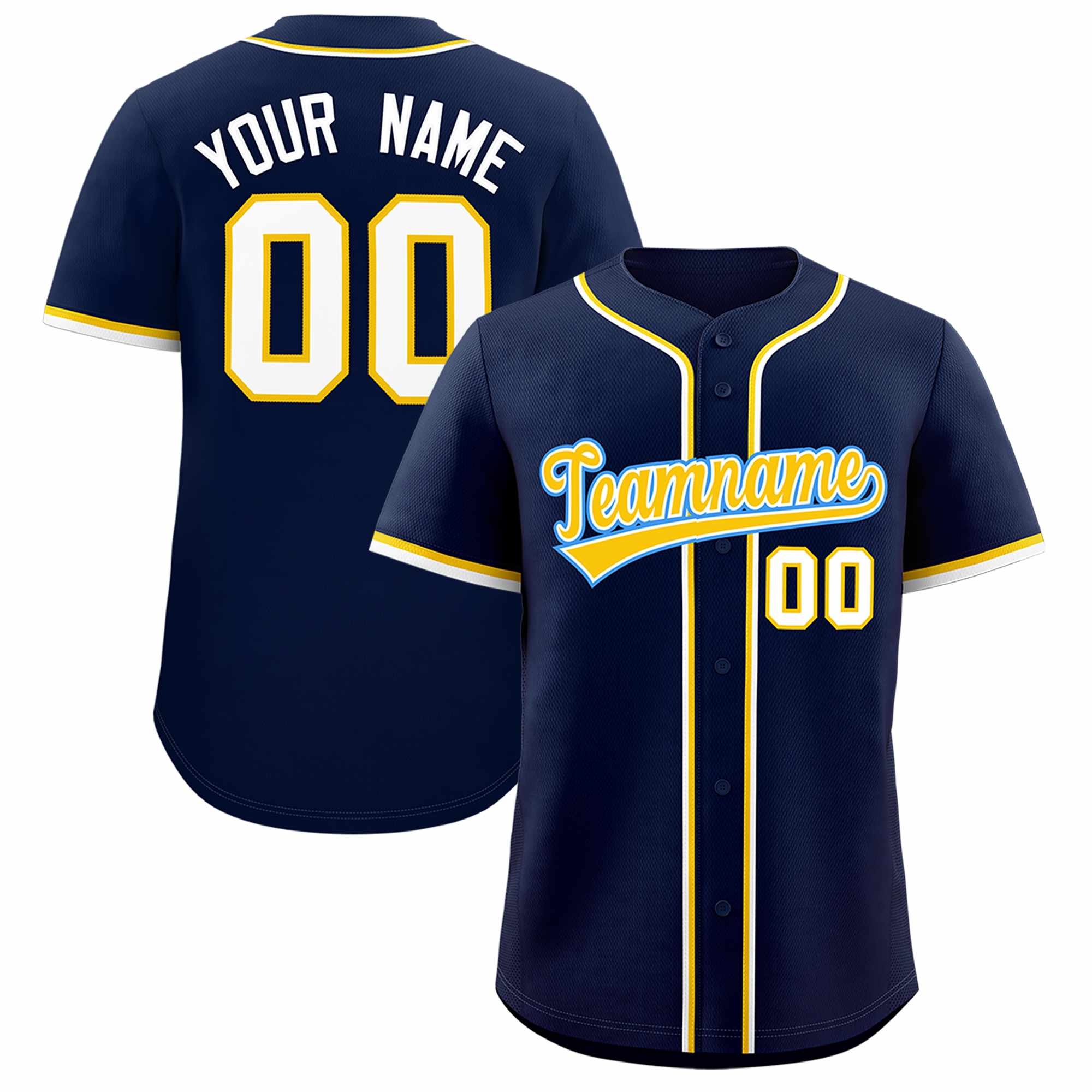 Custom Navy Classic Style Authentic Baseball Jersey| KXKSHOP