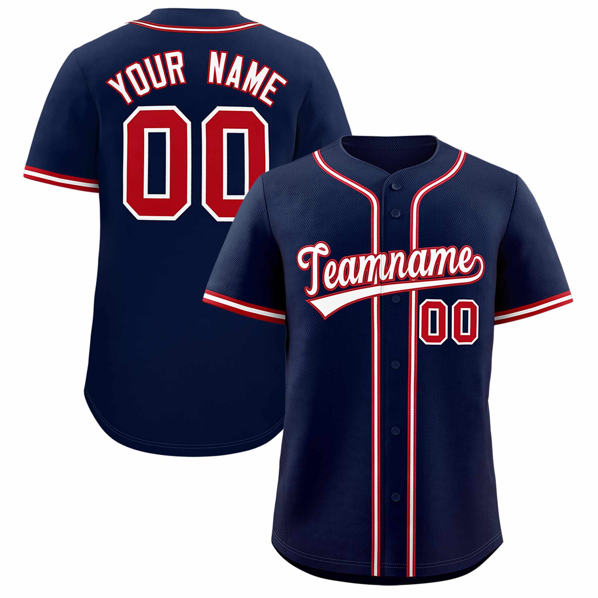 Custom Navy Classic Style Authentic Baseball Jersey| KXKSHOP