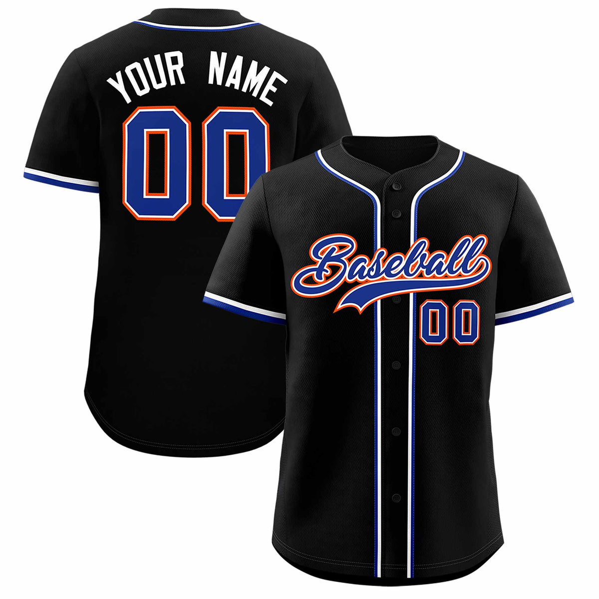 Custom Black Classic Style Authentic Baseball Jersey| KXKSHOP