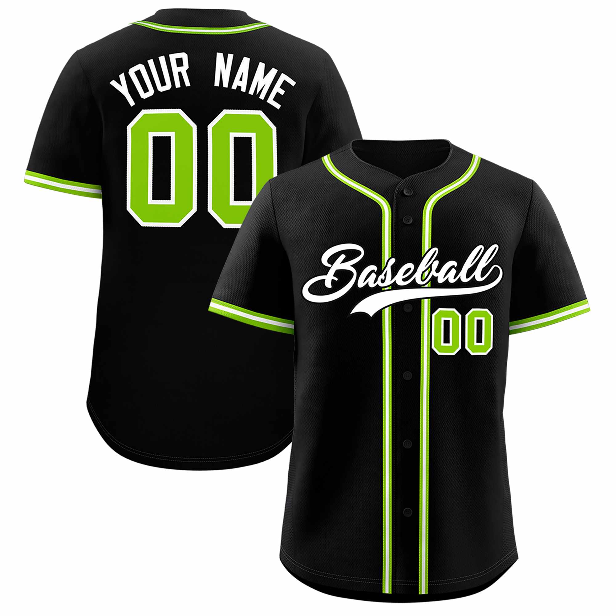 Custom Black Classic Style Authentic Baseball Jersey| KXKSHOP